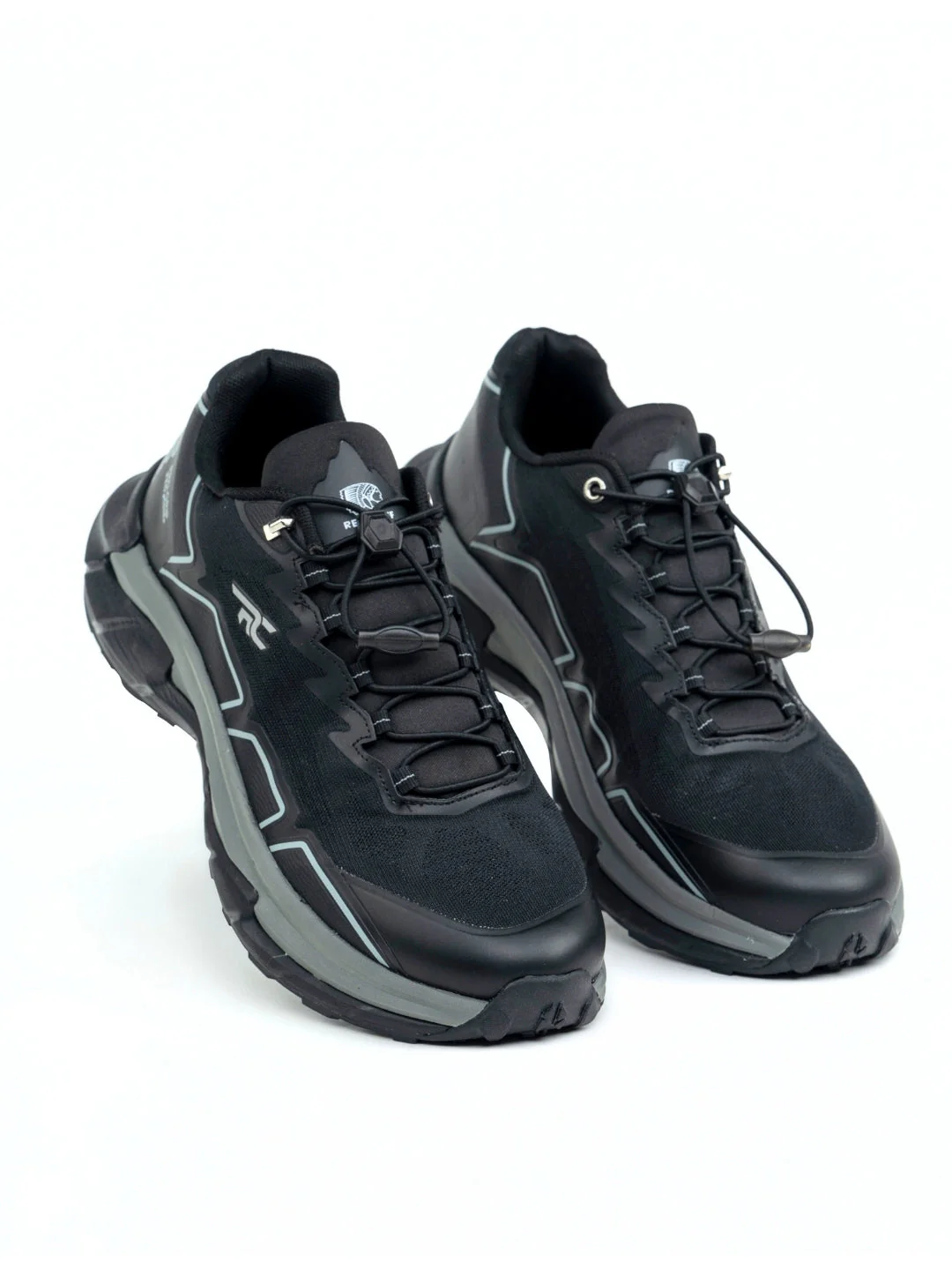 Red Chief Sports Black-Gray Running Shoes For Men R1701 F020 - Image 6