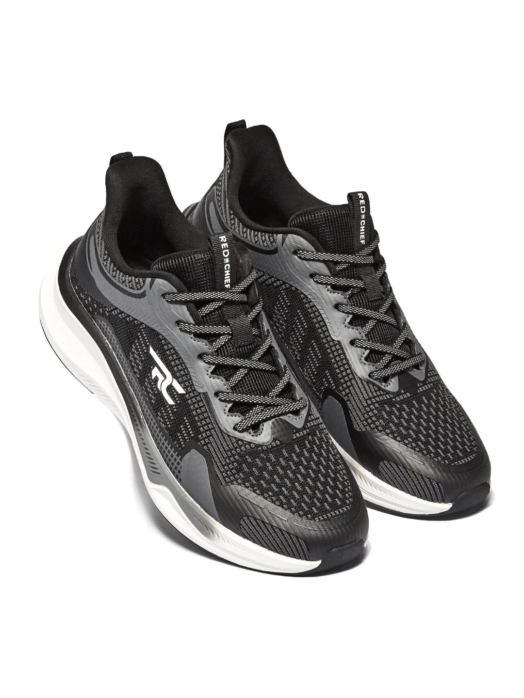 Red Chief Sports Black-White Running Shoes For Men R1704 F025 - Image 7