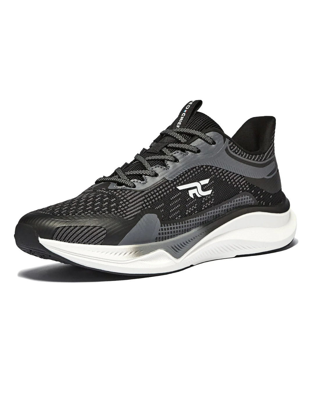 Red Chief Sports Black Running Shoes For Men R1709 001 - Image 6