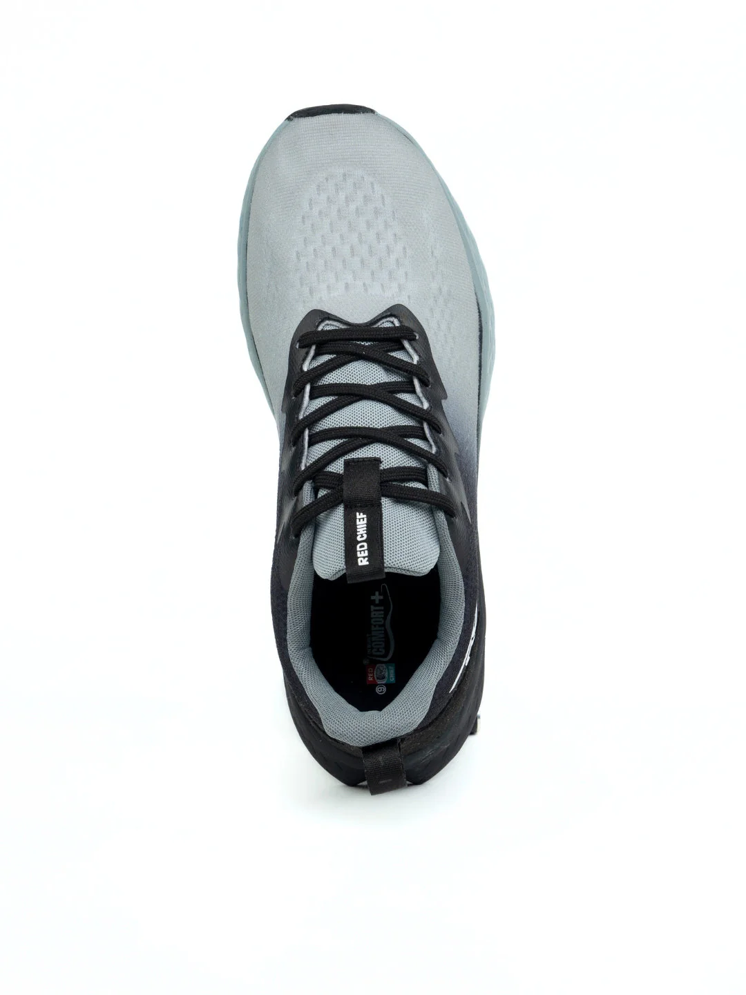 Red Chief Sports Black-Gray Running Shoes For Men R1712 F019 - Image 3