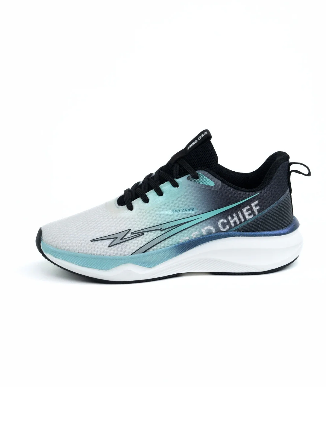 Red Chief Sports Black-Gray Running Shoes For Men R1714 F021 - Image 4