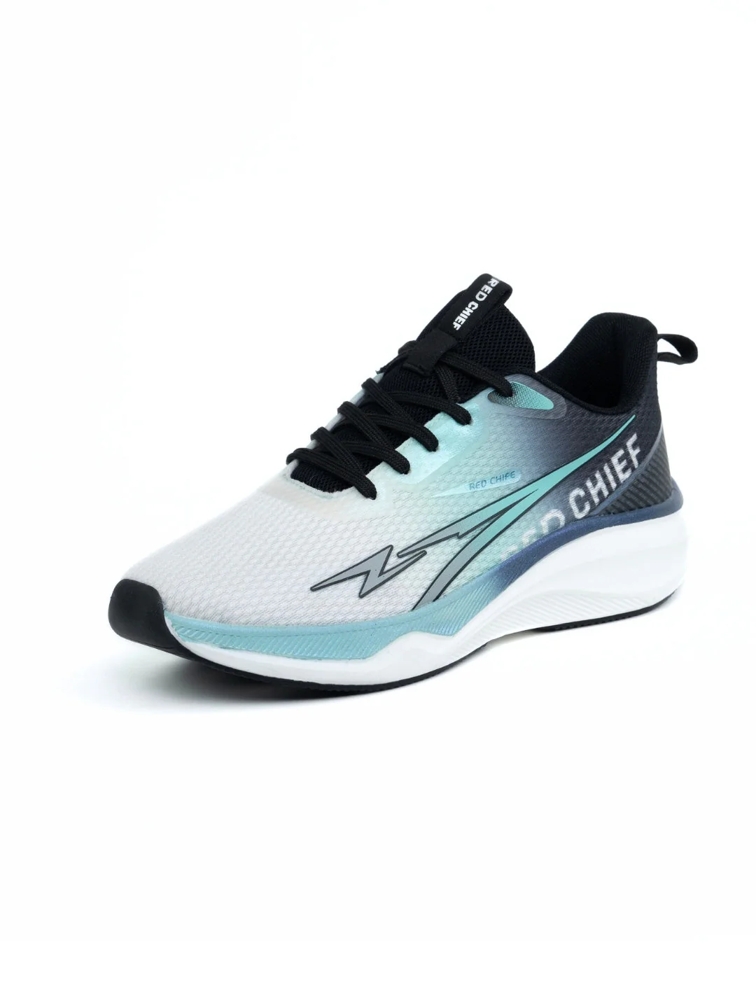 Red Chief Sports Black-Gray Running Shoes For Men R1714 F021 - Image 6