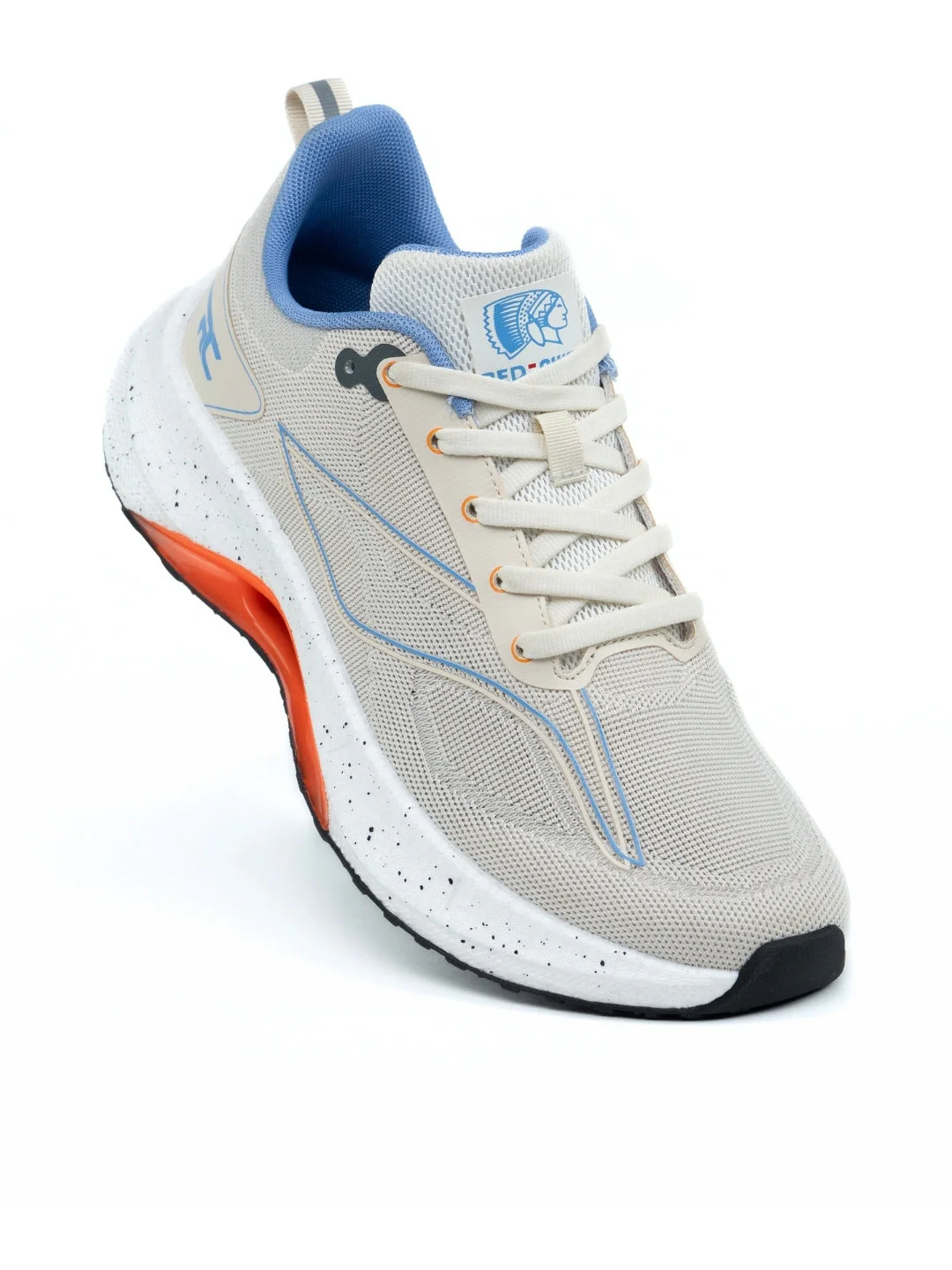 Red Chief Sports Beige Running Shoes For Men R1724 026 - Image 5