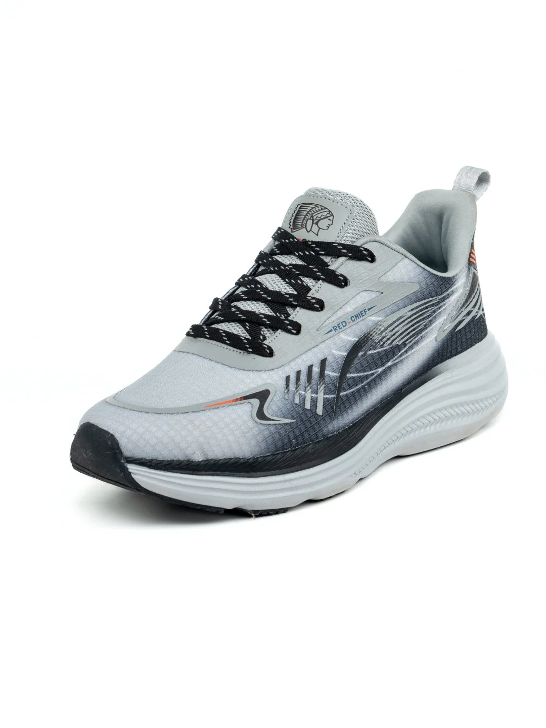Red Chief Sports Gray/Gray Running Shoes For Men R1727 CC88 - Image 6