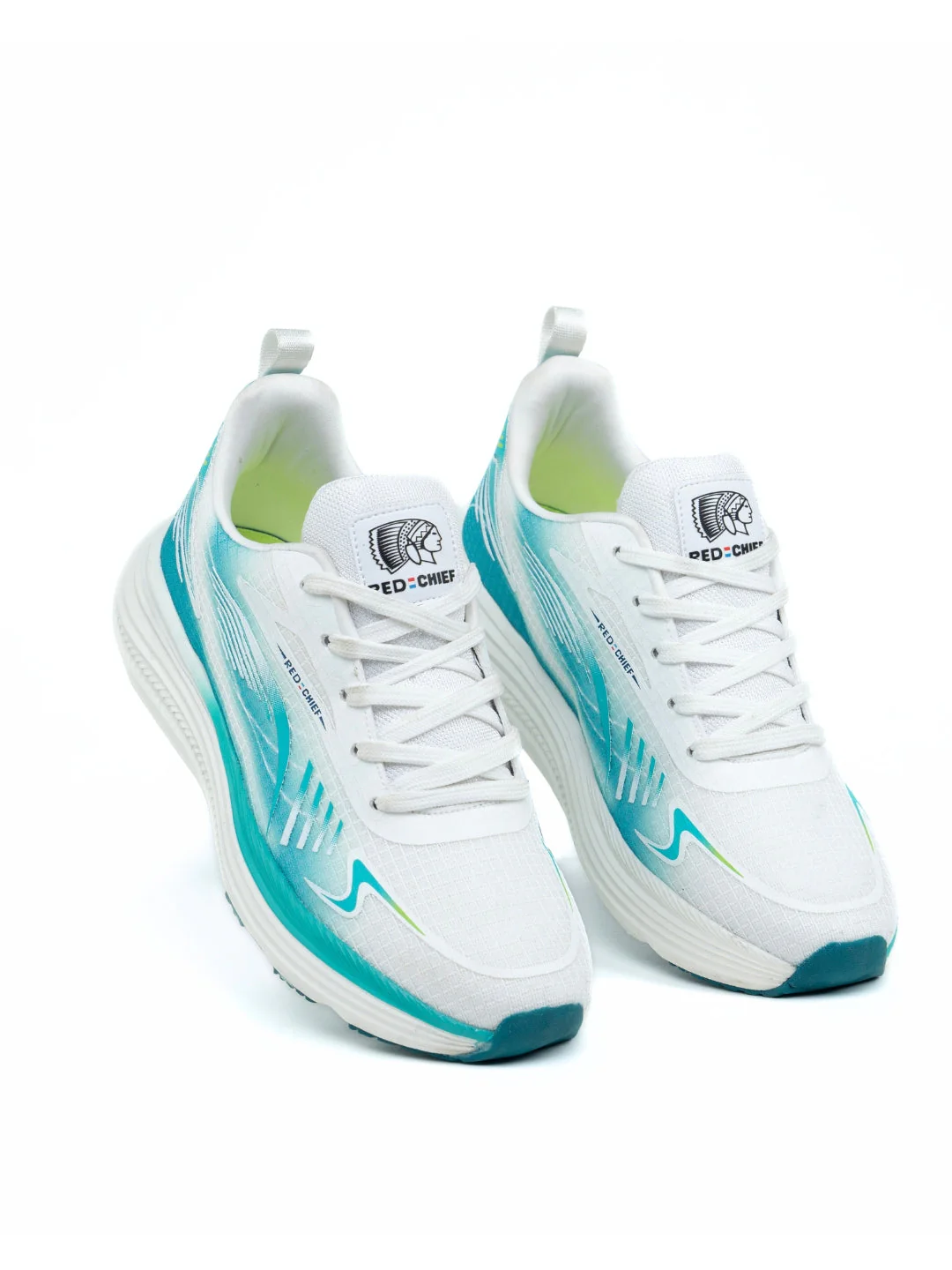 Red Chief Sports Cosmo Green Running Shoes For Men R1727 CC89 - Image 6