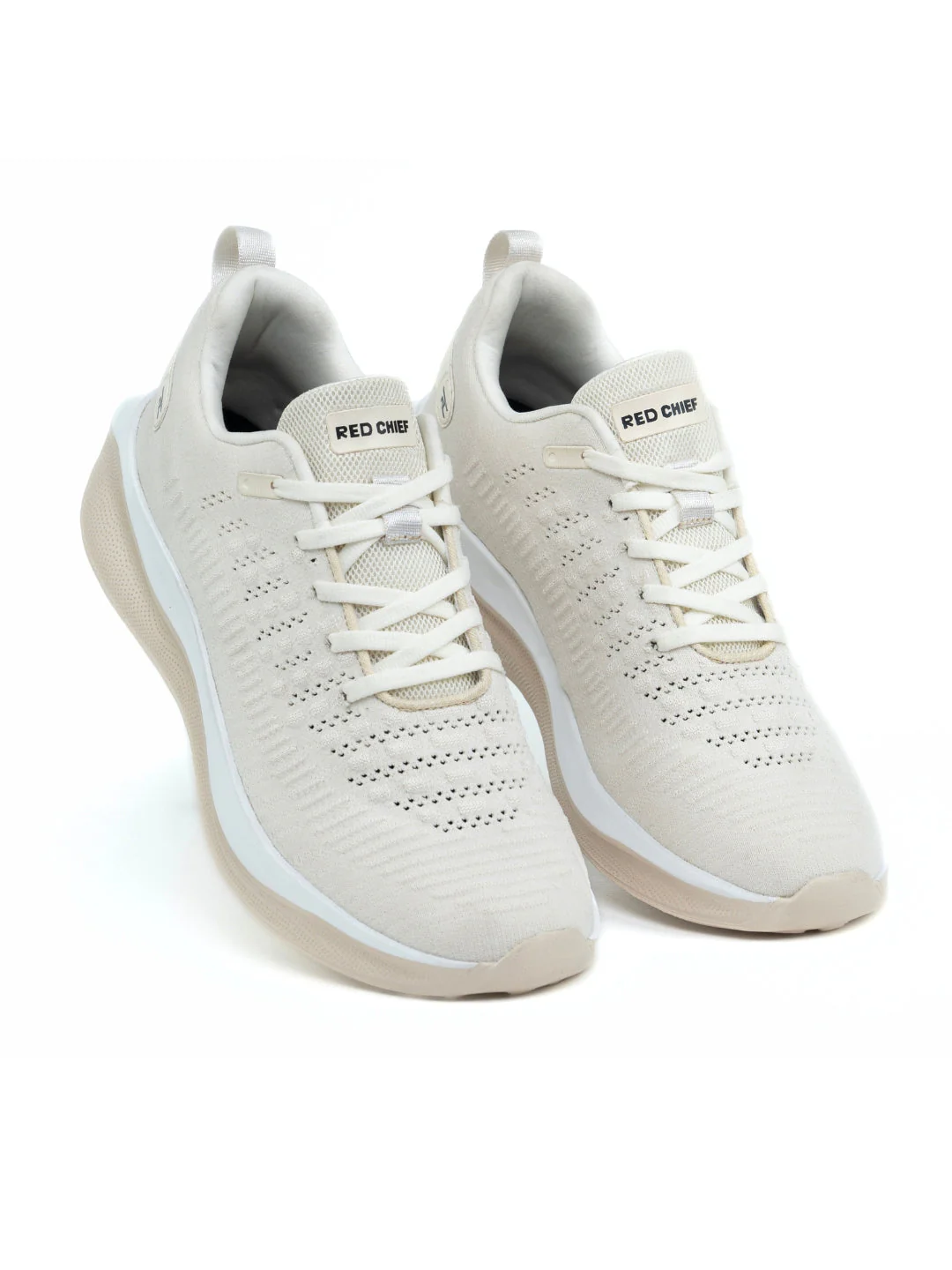 Red Chief Sports Light Beige Running Shoes For Men R1728 CC90 - Image 6