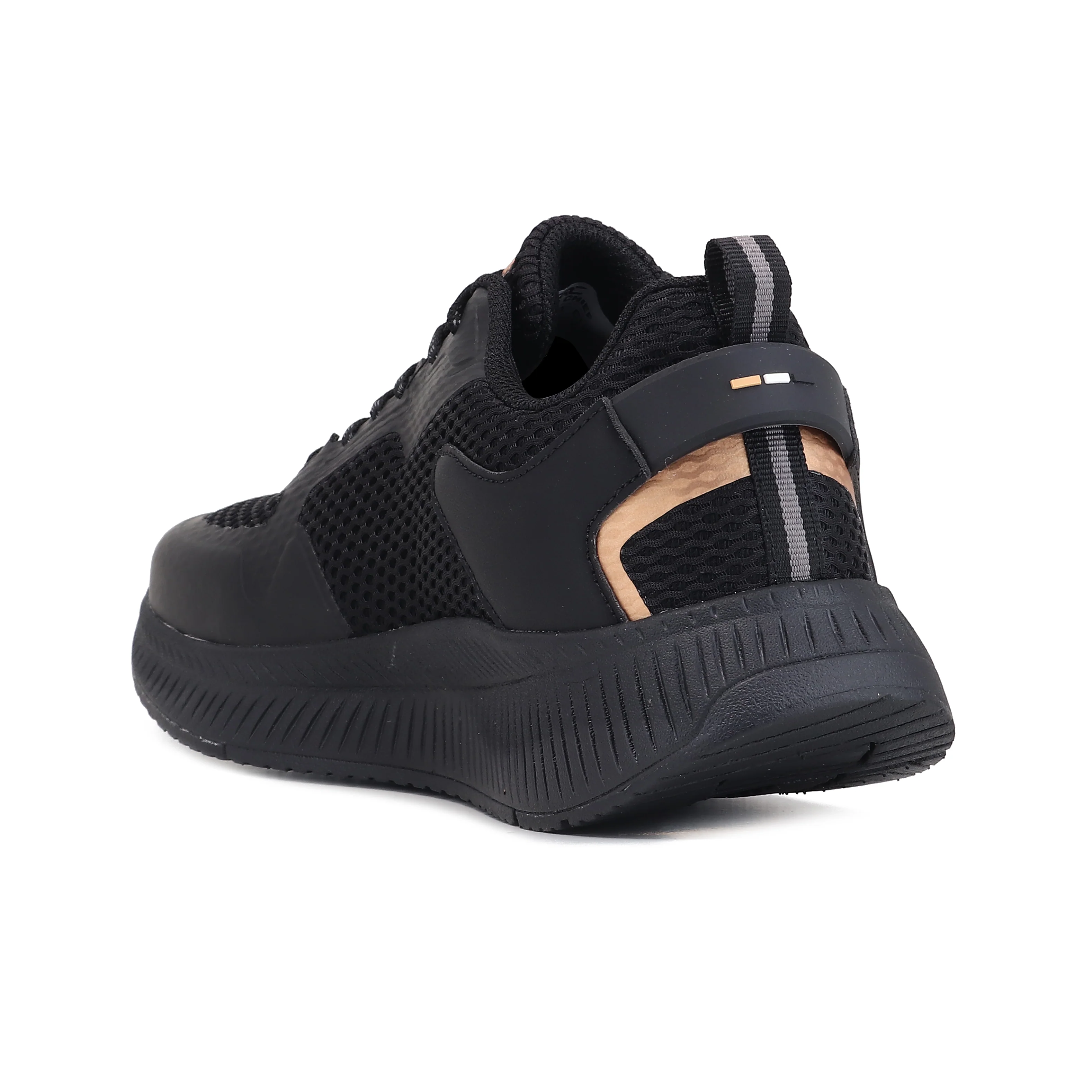 Red Chief Sports Black Running Shoes for Men R1729 001 - Image 5