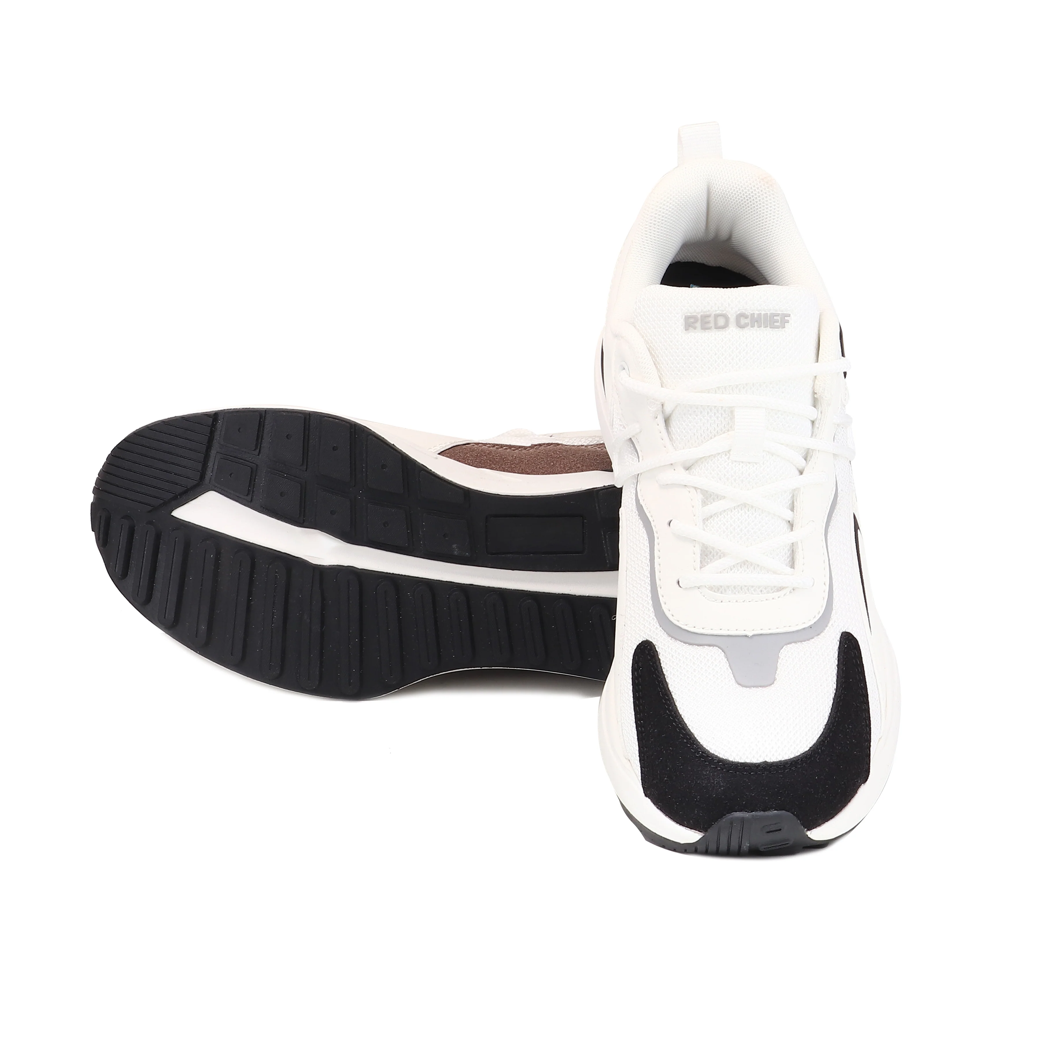 Red Chief Sports White Running Shoes for Men R1731 057 - Image 2
