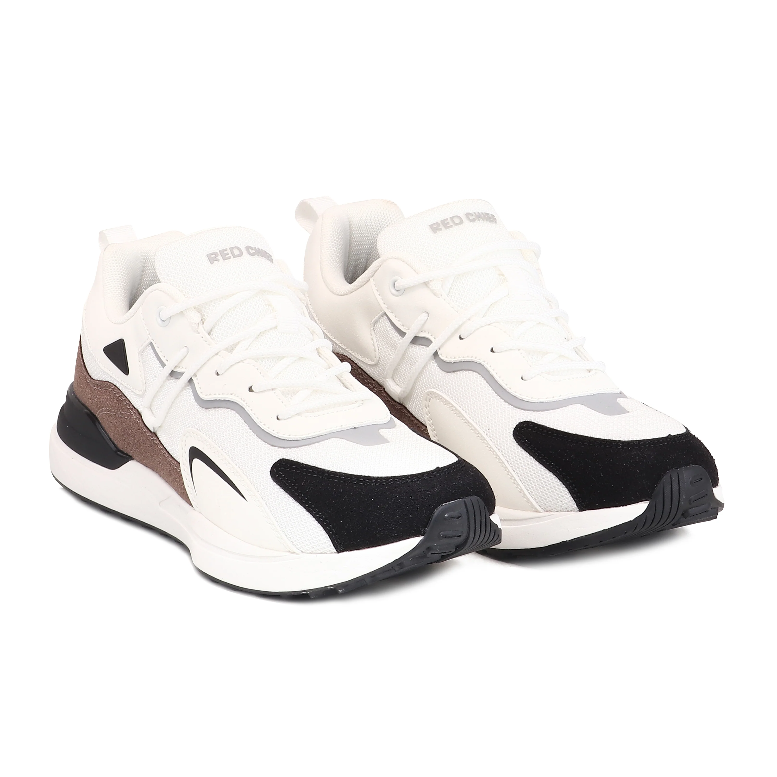 Red Chief Sports White Running Shoes for Men R1731 057 - Image 4