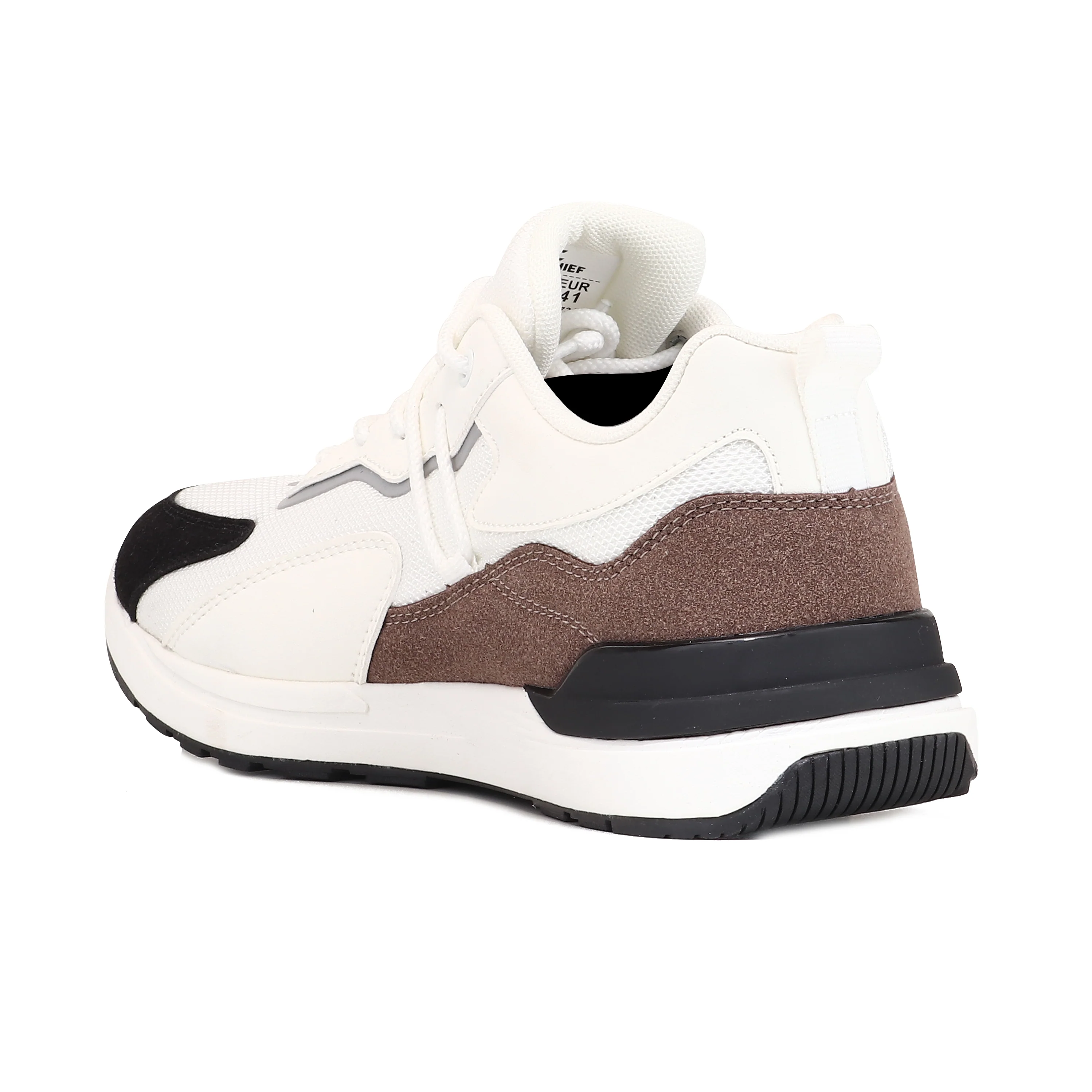 Red Chief Sports White Running Shoes for Men R1731 057 - Image 5