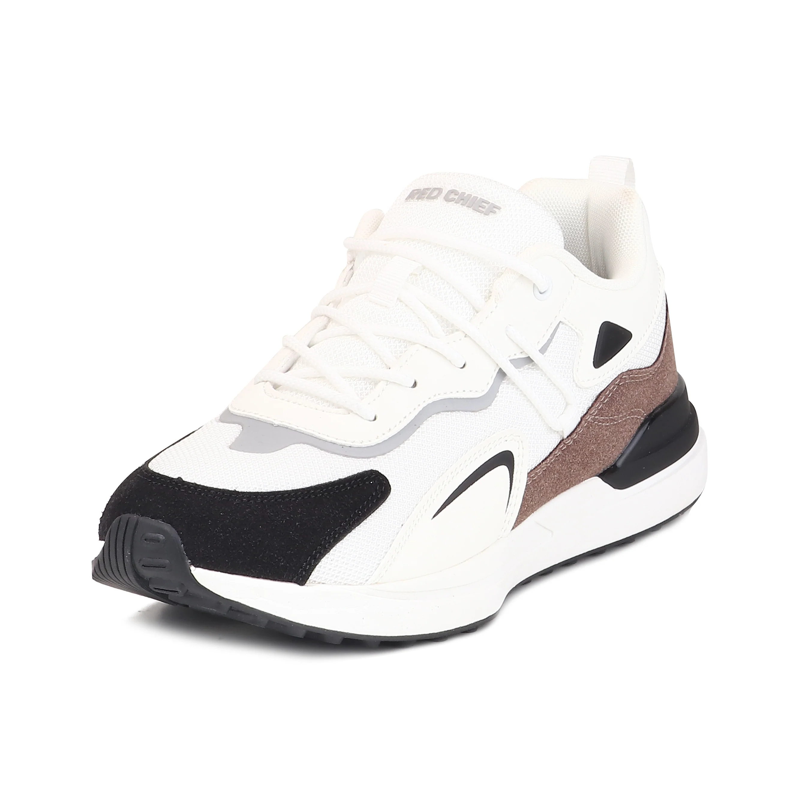 Red Chief Sports White Running Shoes for Men R1731 057 - Image 8