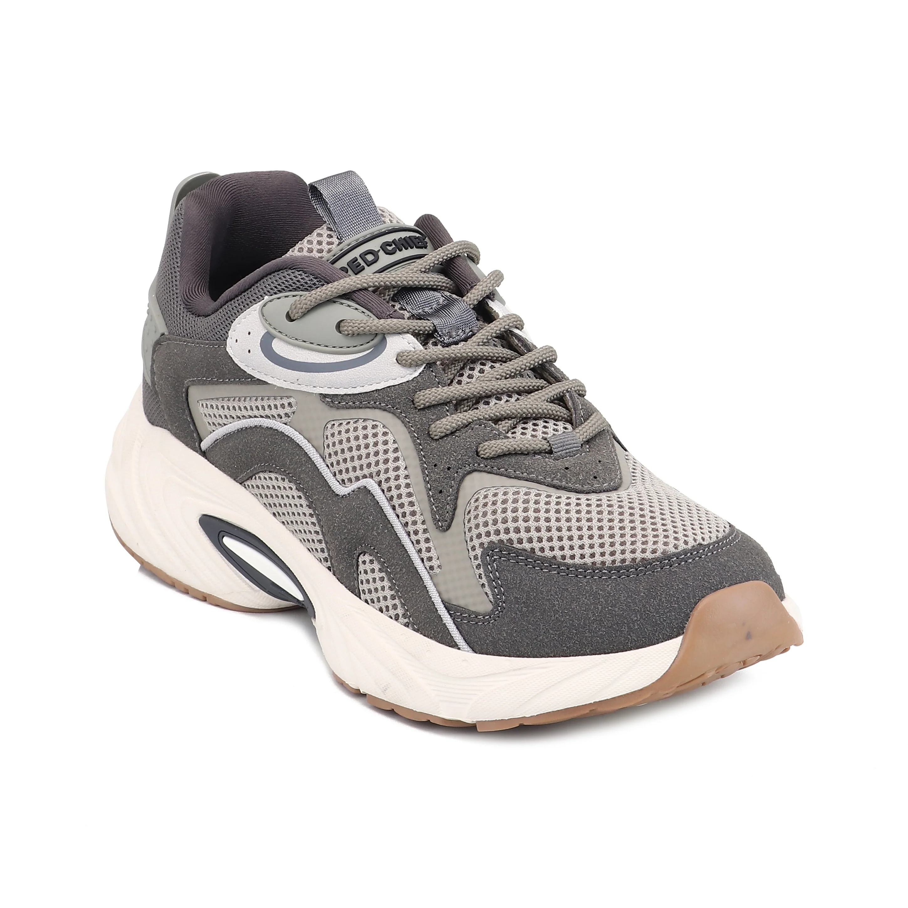 Red Chief Sports Beige Running Shoes for Men R1732 026 - Image 7
