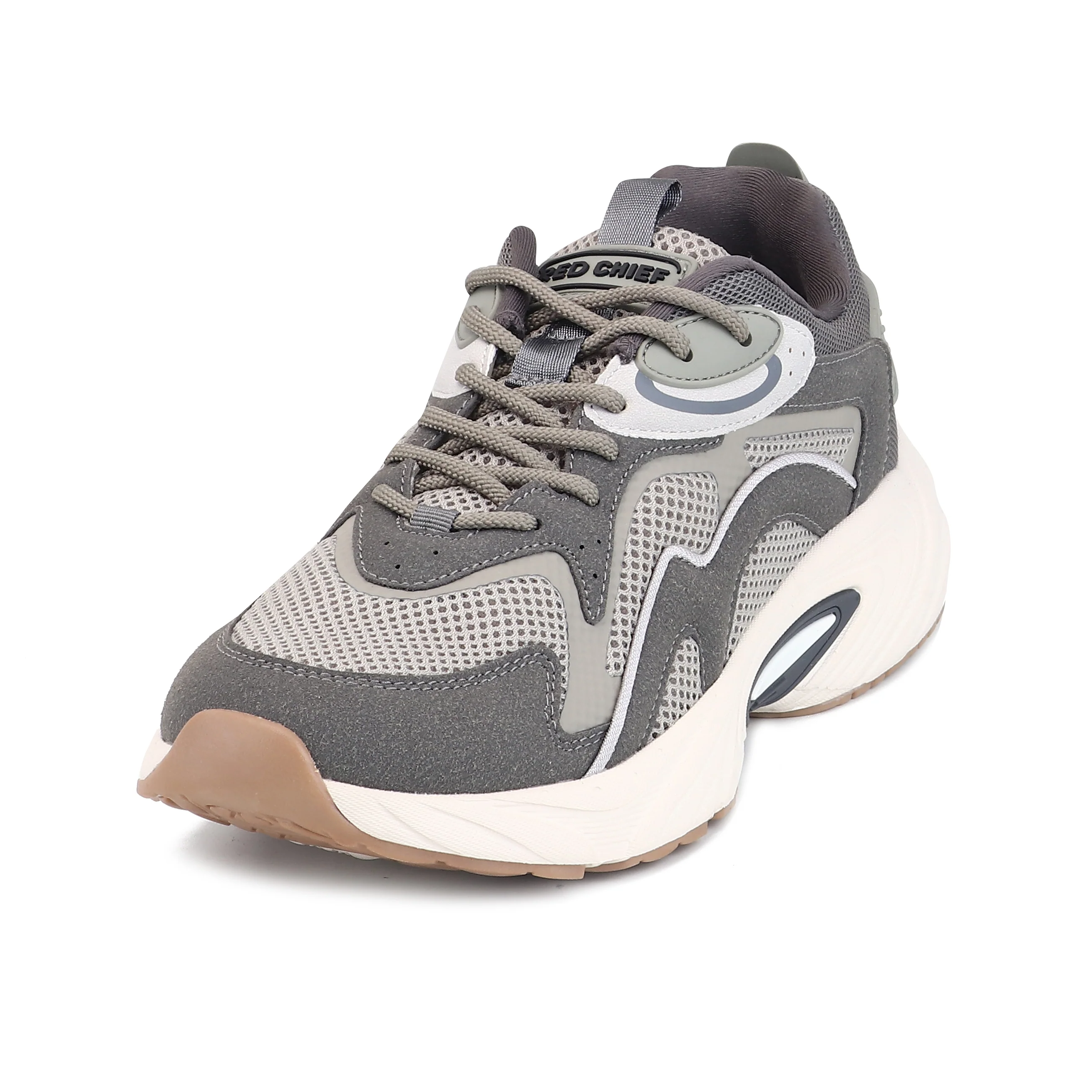 Red Chief Sports Beige Running Shoes for Men R1732 026 - Image 8