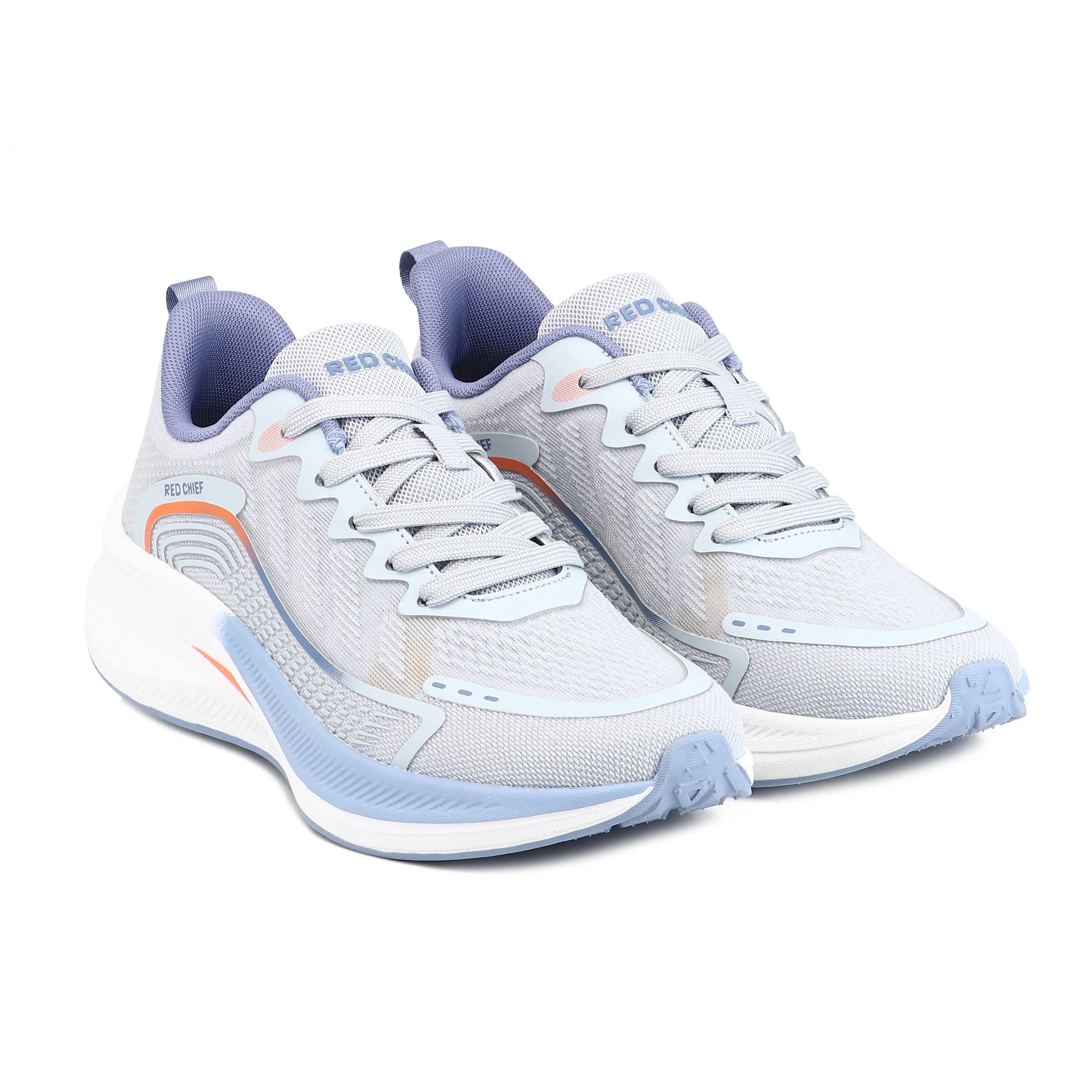 Red Chief Sports Light Gray Running Shoes for Men R1733 012 - Image 4