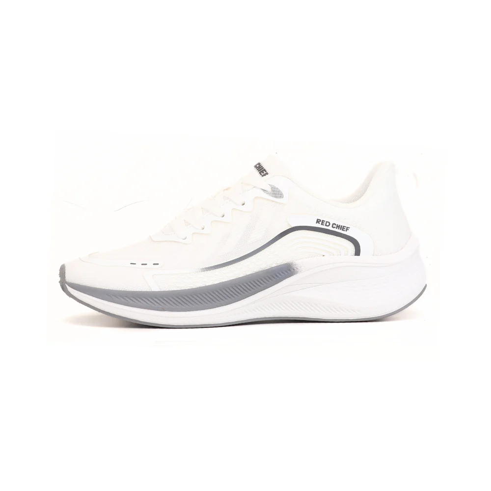 Red Chief Sports Off White Running Shoes for Men R1733 151 - Image 3