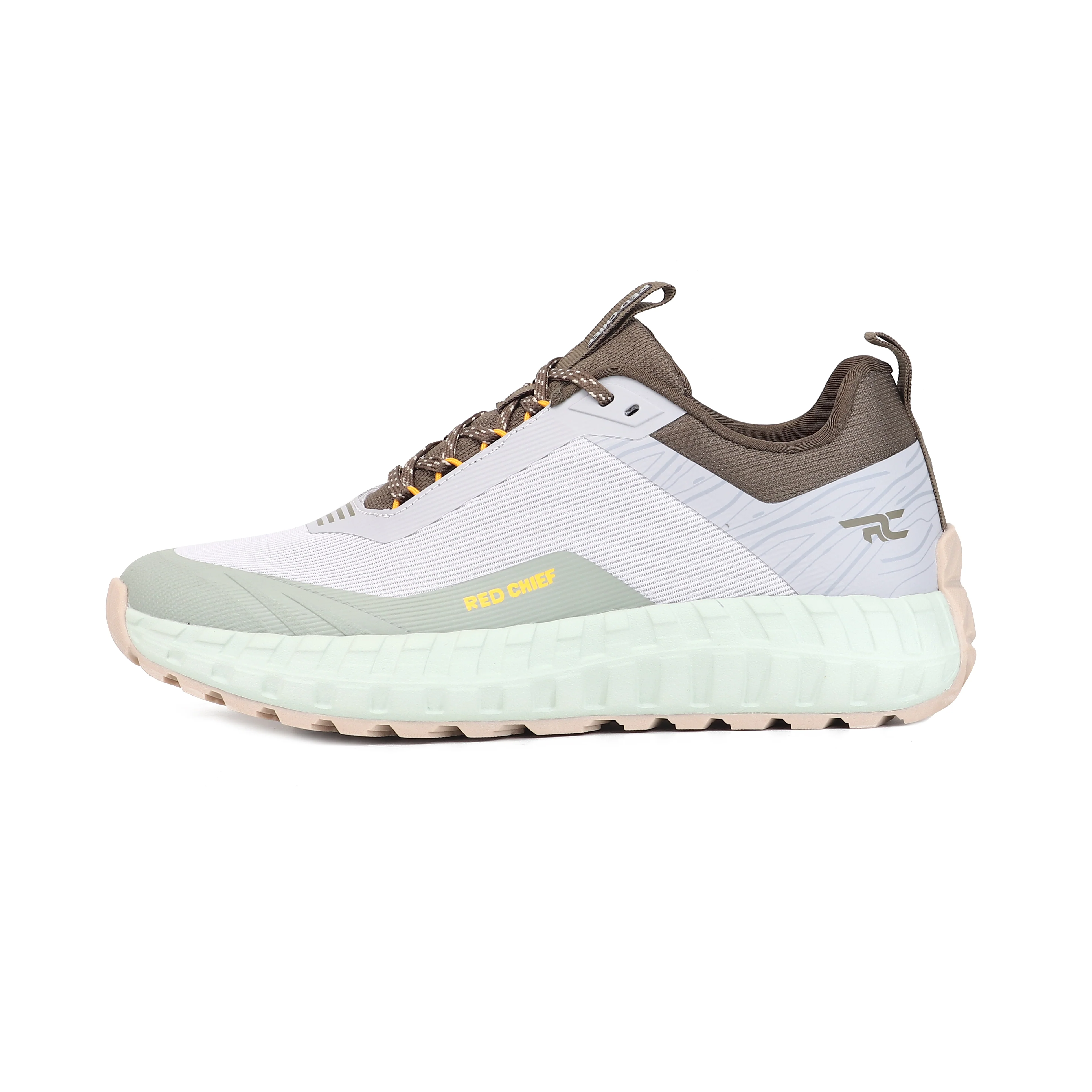 Red Chief Sports Olive-White Running Shoes for Men R1735 182 - Image 3