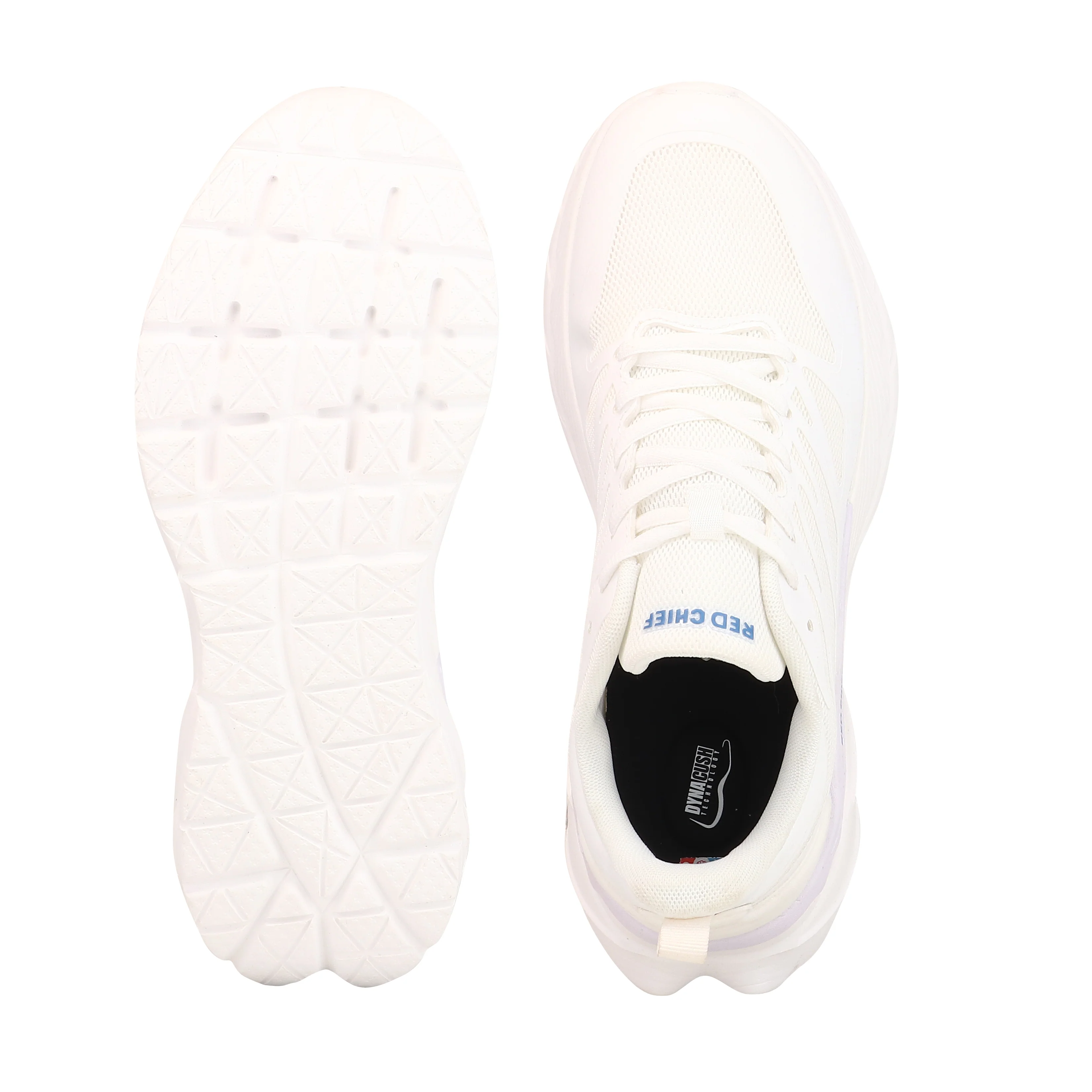 Red Chief Sports White Running Shoes for Men R1737 057 - Image 9