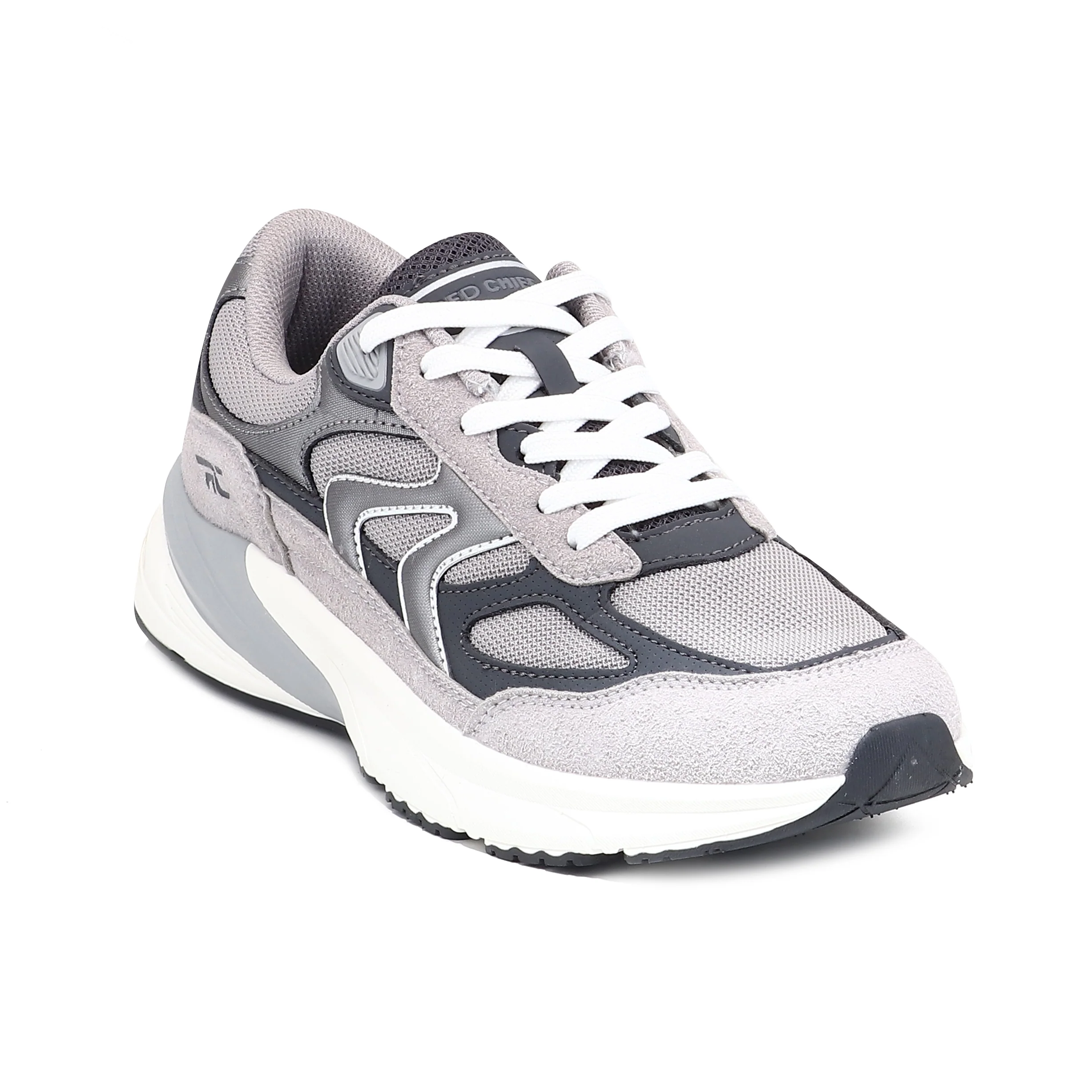 Red Chief Sports Grey-White Running Shoes for Men R1738 CD09 - Image 7
