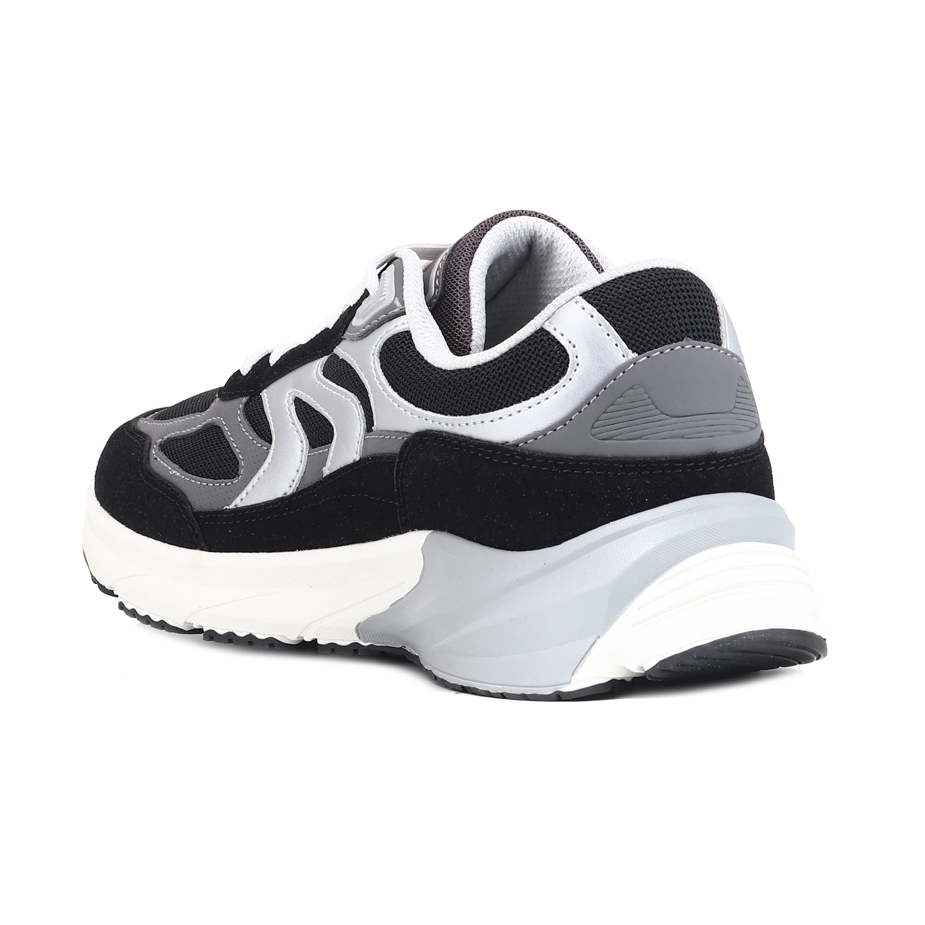 Red Chief Sports Black-Grey Running Shoes for Men R1738 F020 - Image 5