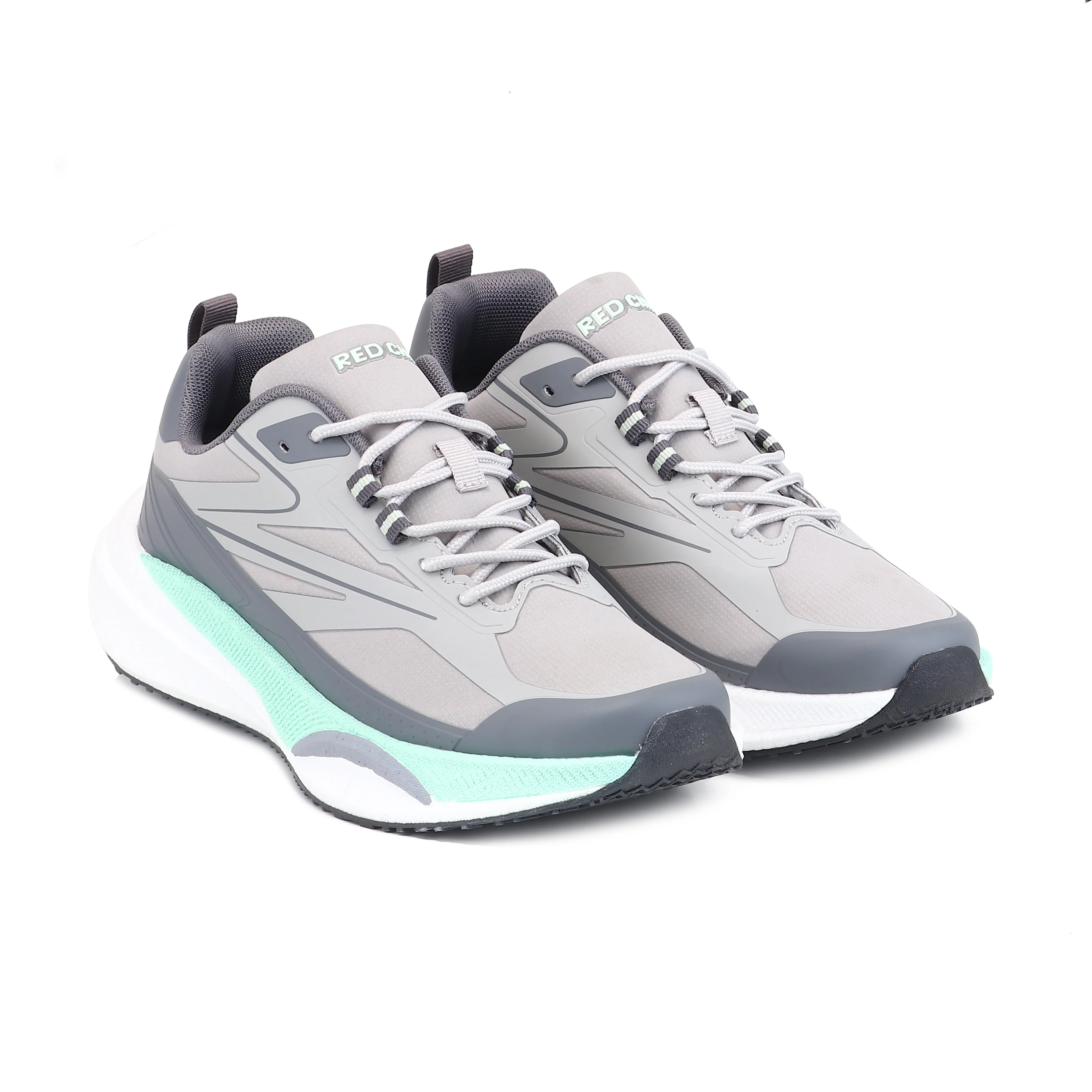 Red Chief Sports Grey-White Running Shoes for Men R1740 CD09 - Image 4