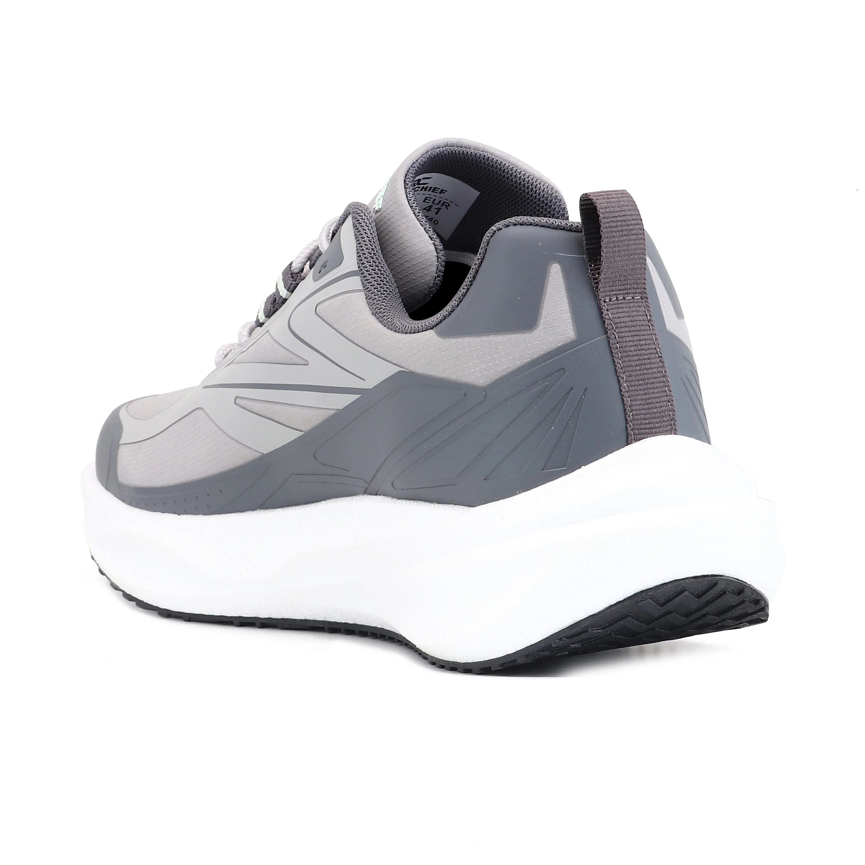 Red Chief Sports Grey-White Running Shoes for Men R1740 CD09 - Image 5