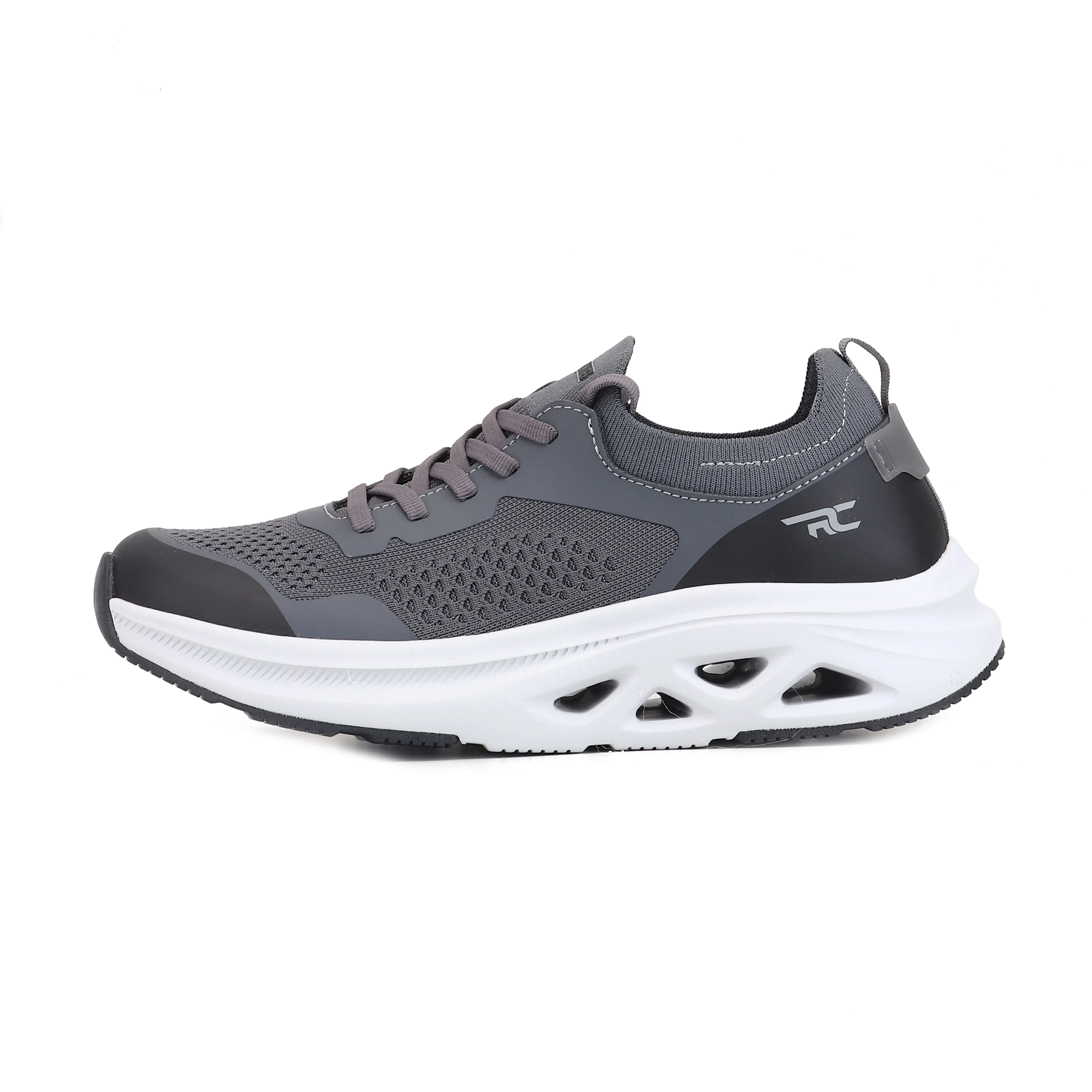Red Chief Sports Gray Blk Running Shoes for Men R1742 1334 - Image 3