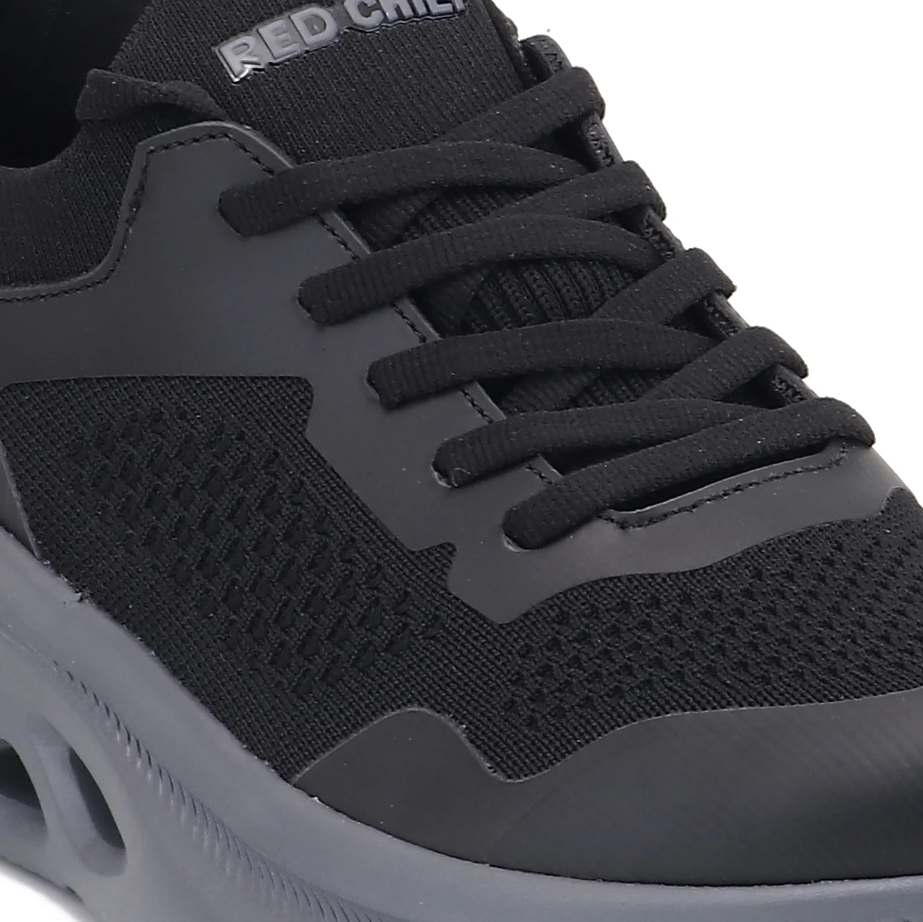 Red Chief Sports Black-Grey Running Shoes for Men R1742 F020 - Image 6