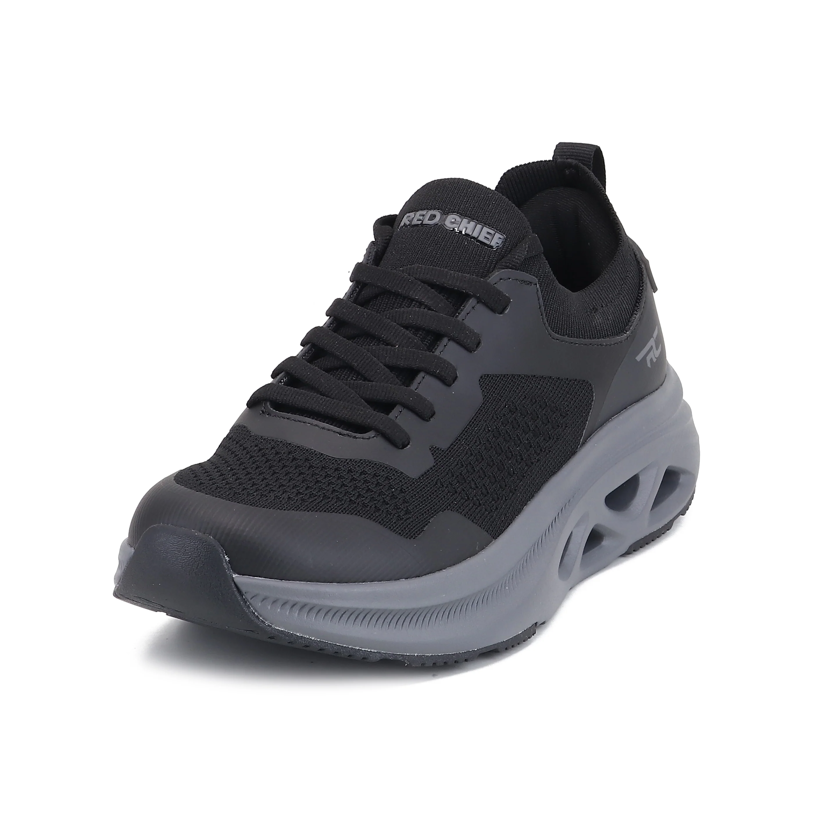 Red Chief Sports Black-Grey Running Shoes for Men R1742 F020 - Image 8