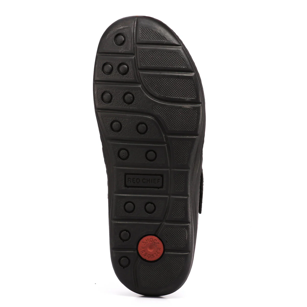 Red Chief Black Sandal for Men RC1086 001 - Image 6