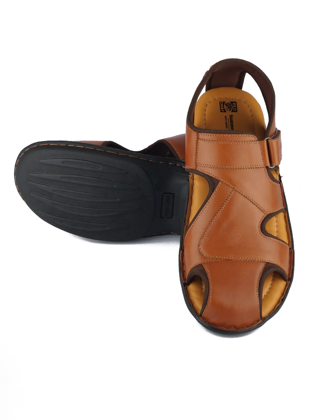 Red Chief Brown Sandal for Men RC3700 003 - Image 2