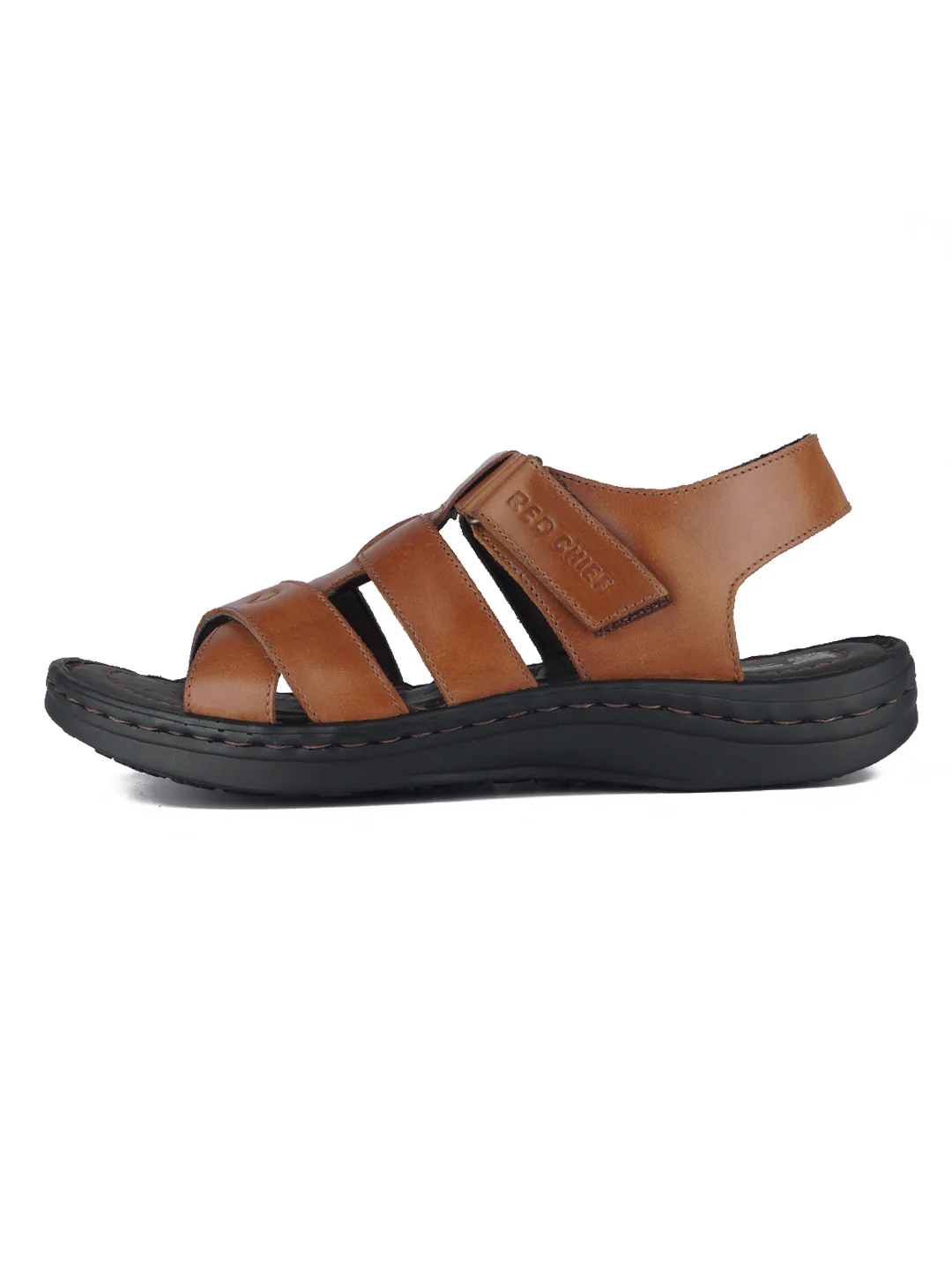 Red Chief Brown Sandal for Men RC3703 003 - Image 3