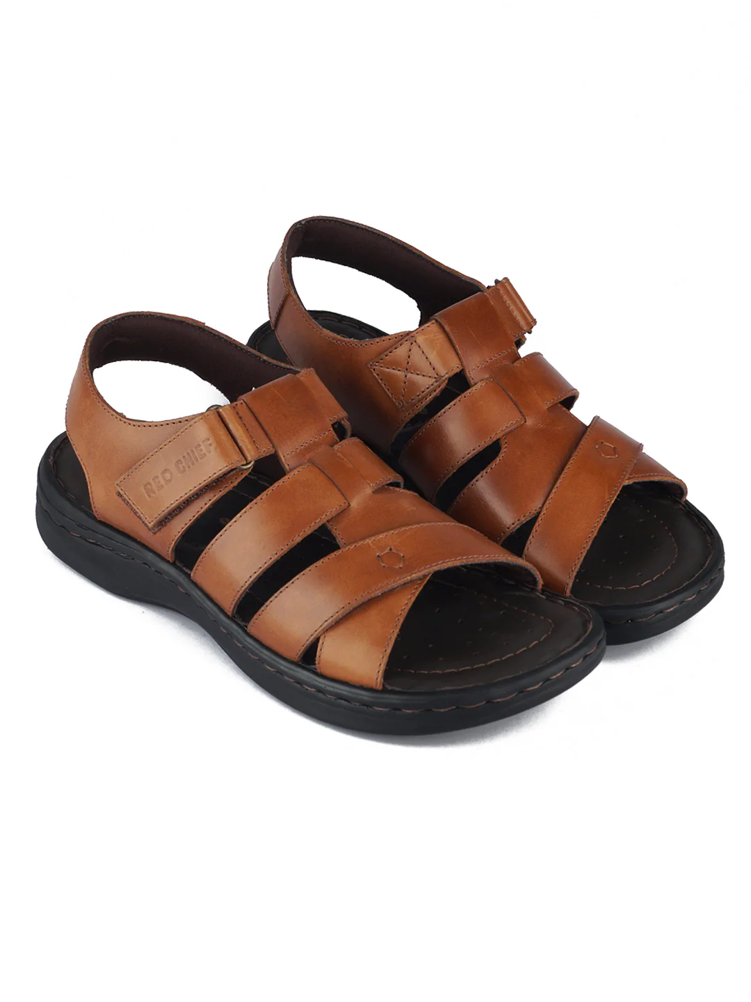Red Chief Brown Sandal for Men RC3703 003 - Image 4
