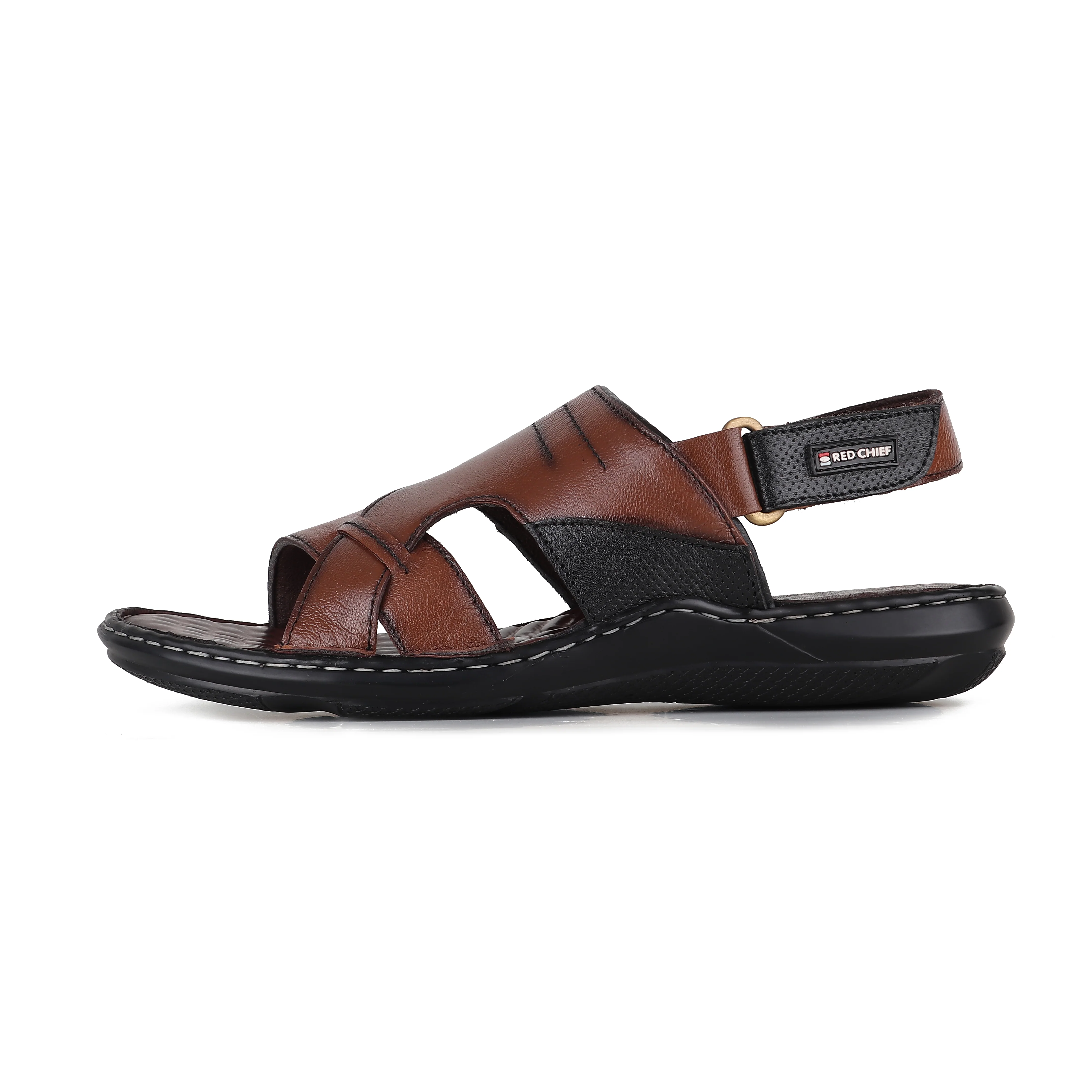 Red Chief Brown Sandal for Men RC3715 003 - Image 3