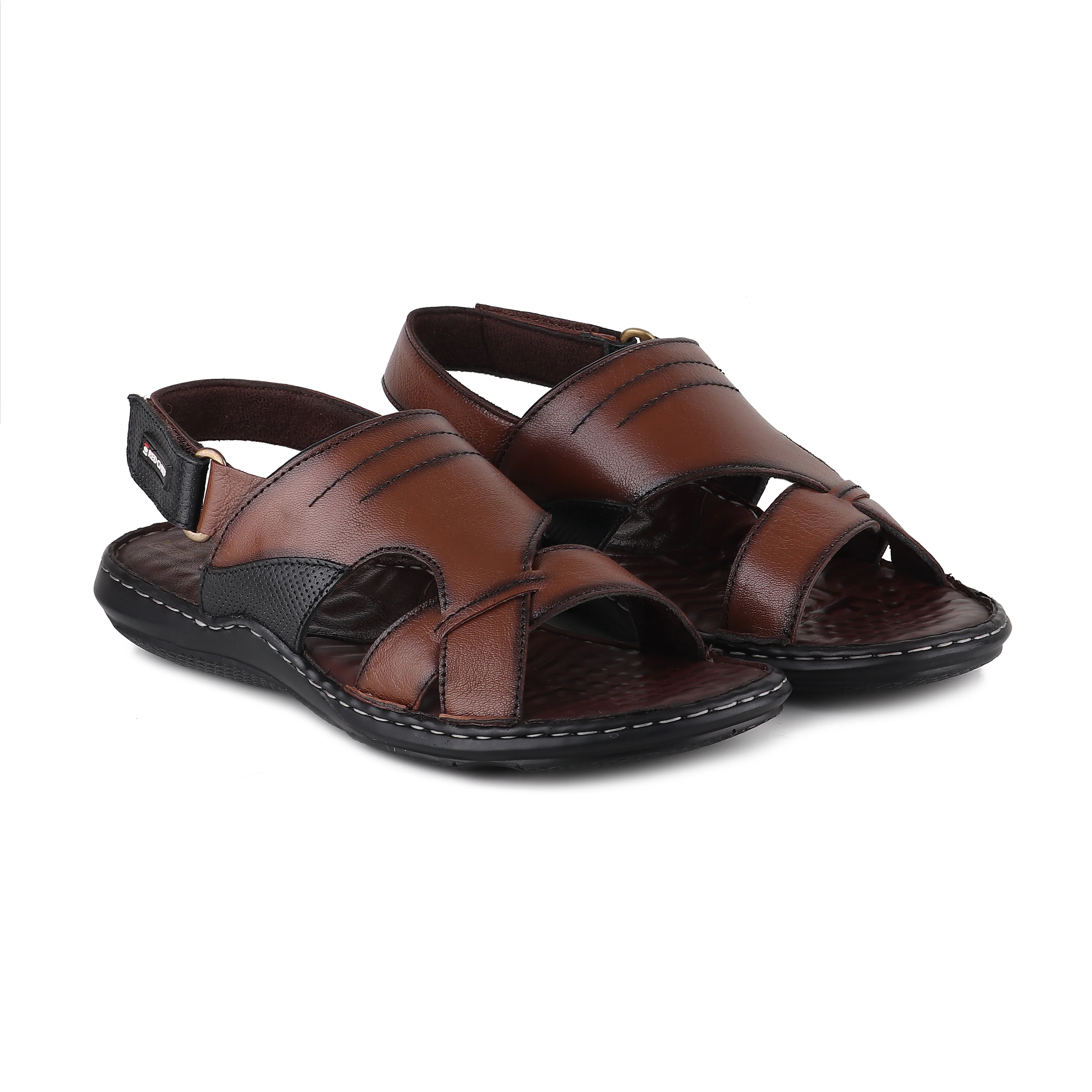 Red Chief Brown Sandal for Men RC3715 003 - Image 4