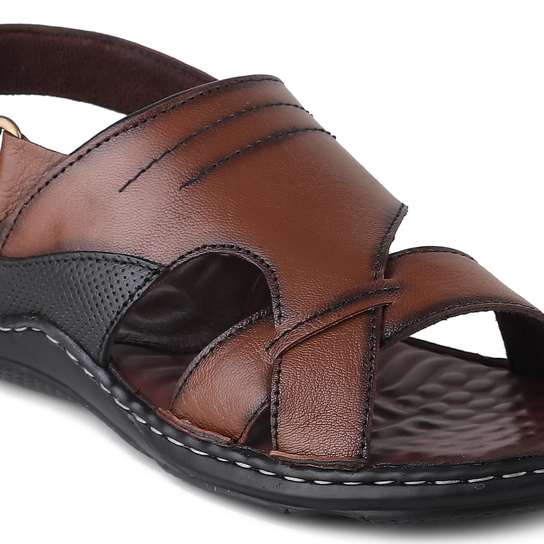 Red Chief Brown Sandal for Men RC3715 003 - Image 7
