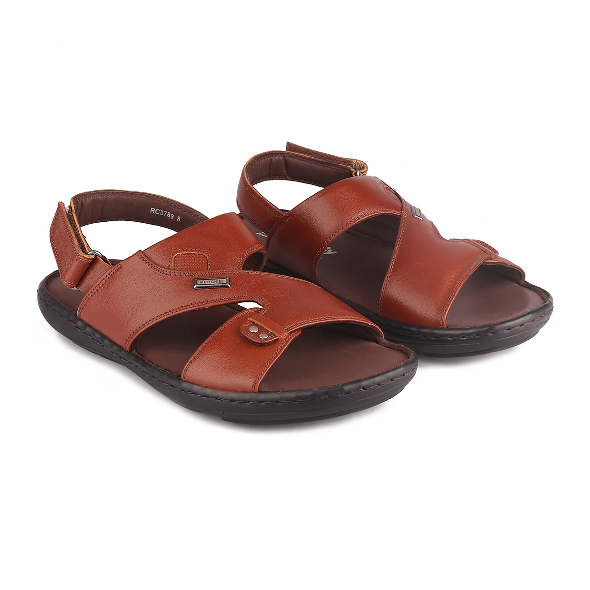 Red Chief Tan Sandal for Men RC3789 006 - Image 4