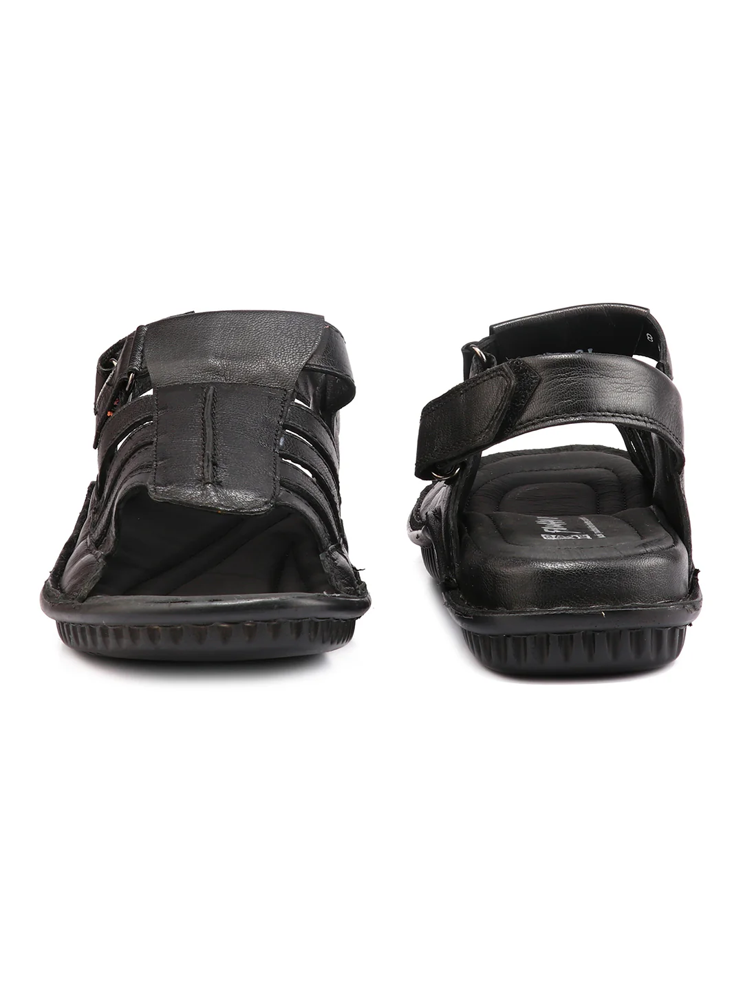Red Chief Black Sandal for Men RC7018 001 - Image 2