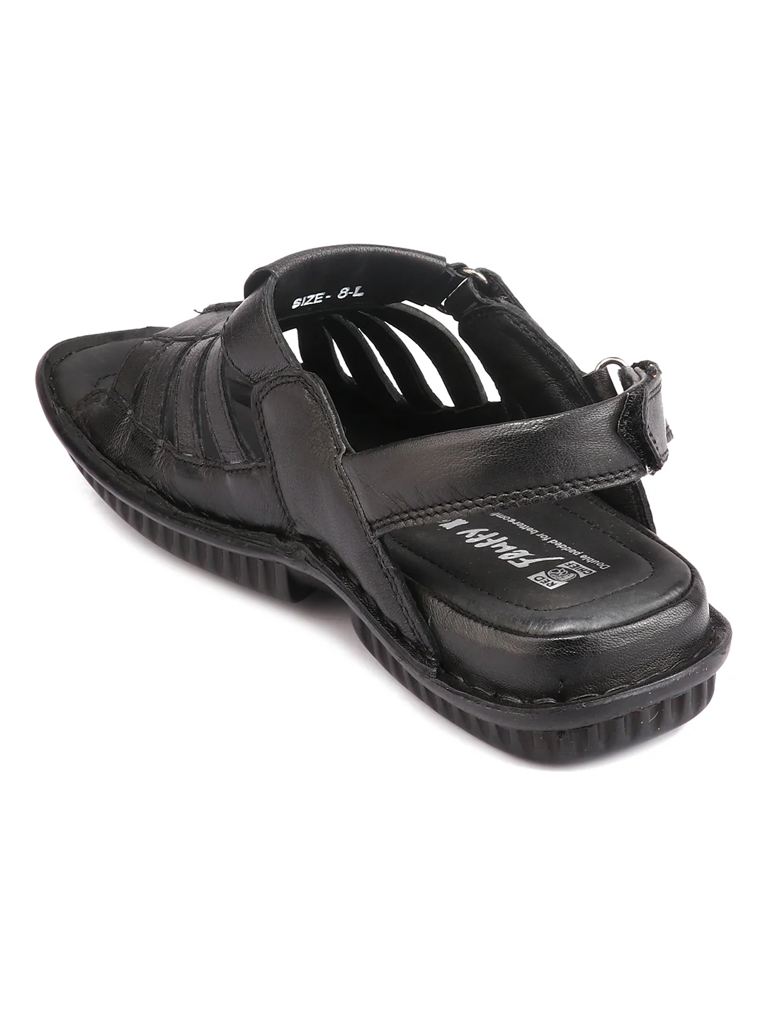 Red Chief Black Sandal for Men RC7018 001 - Image 8