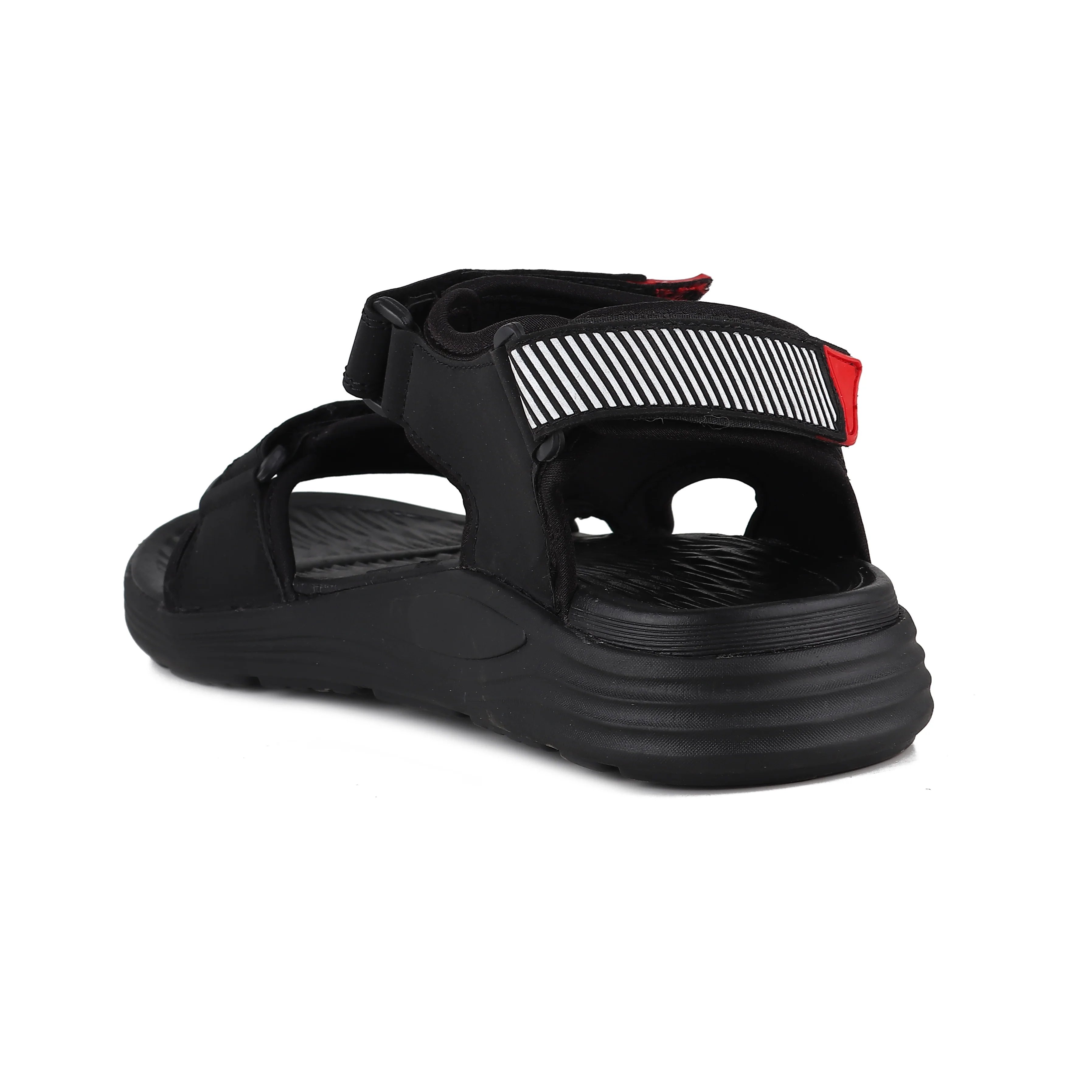Red Chief Blk-Red Sandal for Men SM801 245 - Image 4