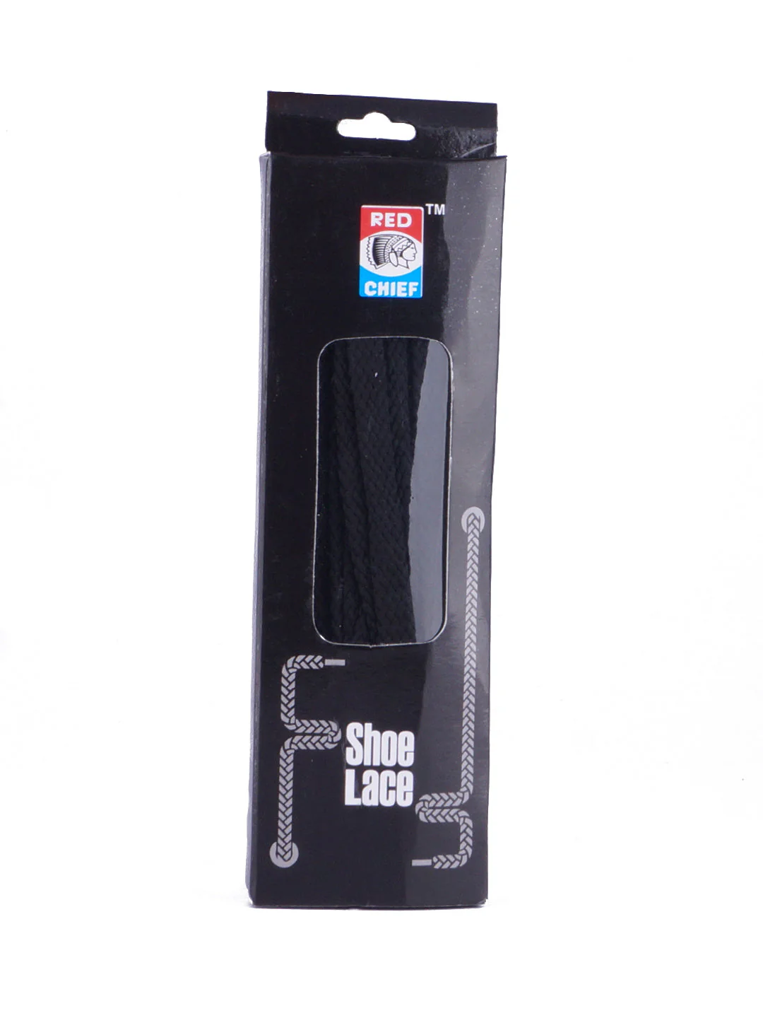 Red Chief Black Shoe Lace for Men A50009 001 - Image 2