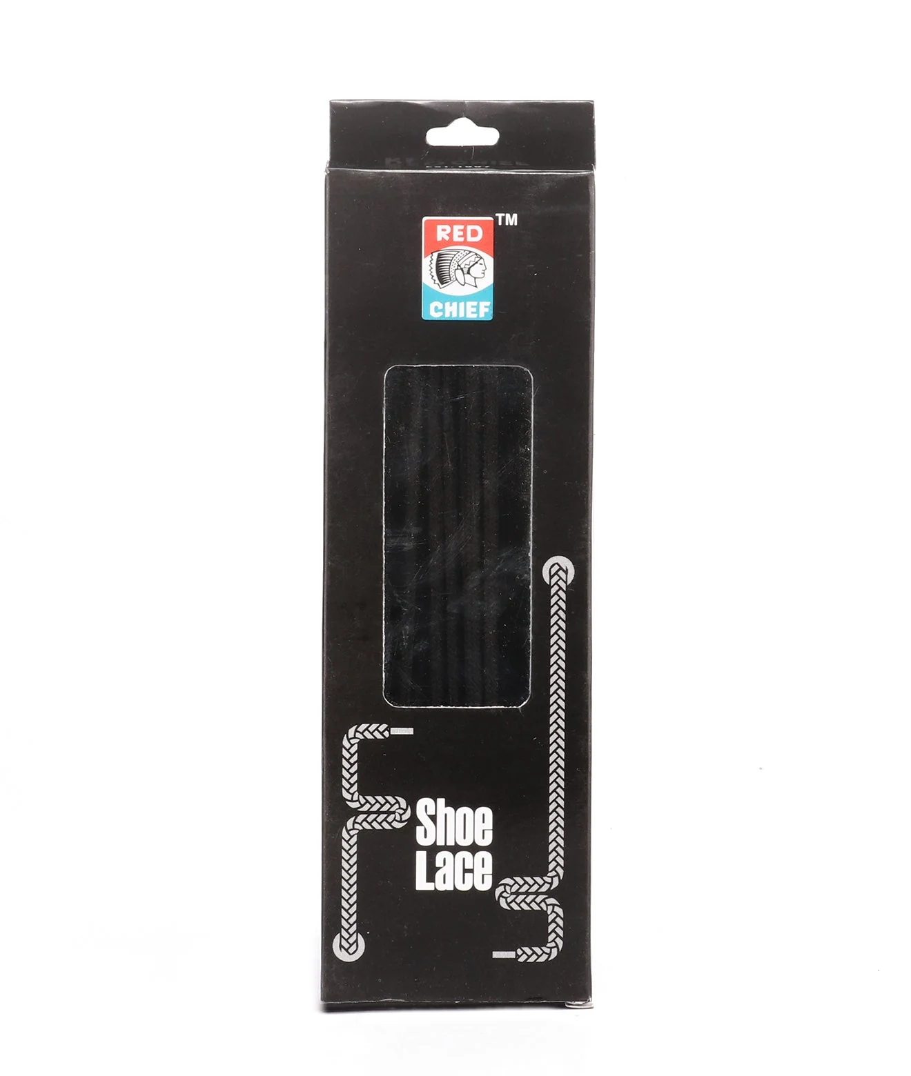Red Chief Black Shoe Lace for Men A50011 001 - Image 2