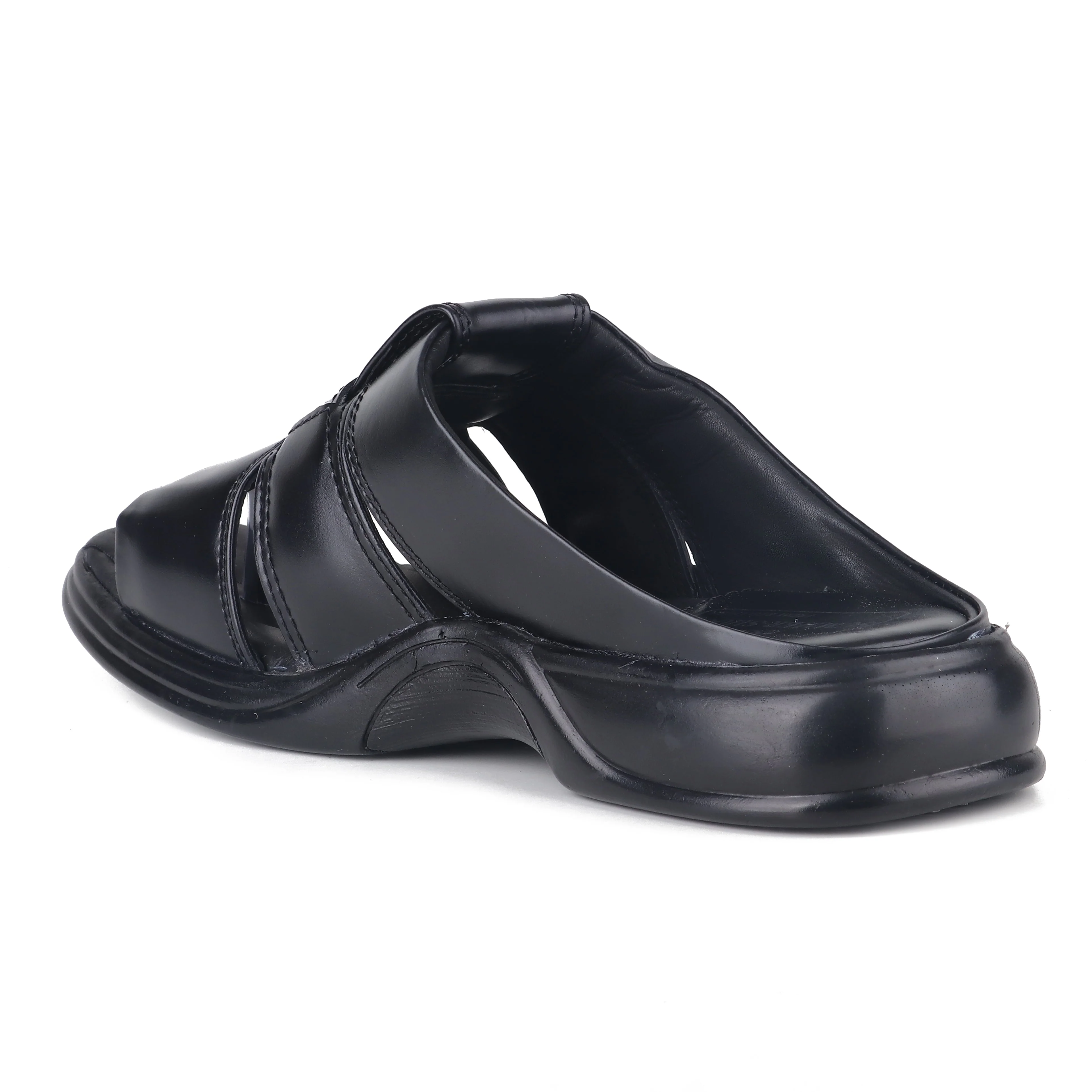 Red Chief Black Leather Formal Slipper For Men Rc0216 001 - Image 6