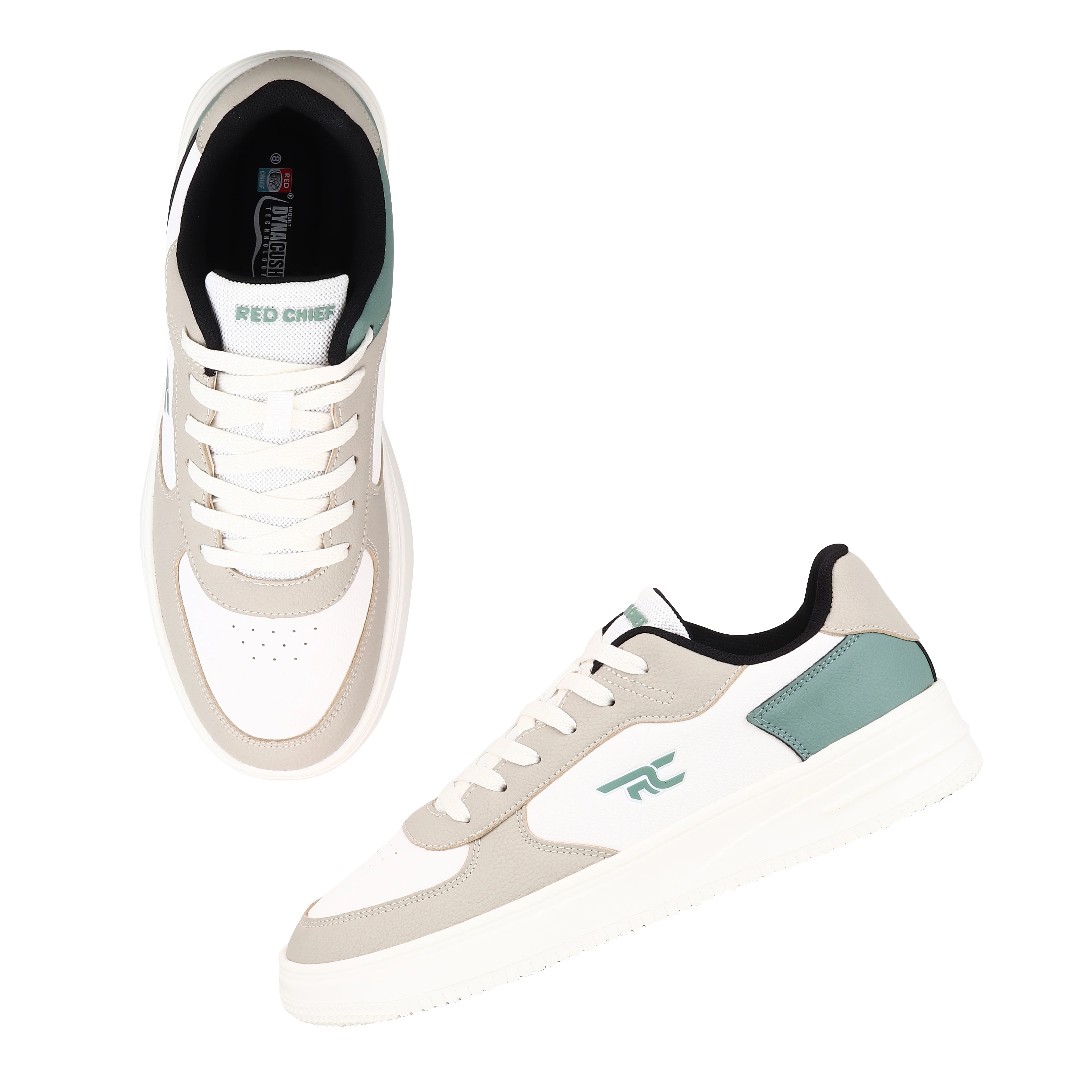 Red Chief Sports Beige-White Sneaker for Men C6011 CC59 - Image 2