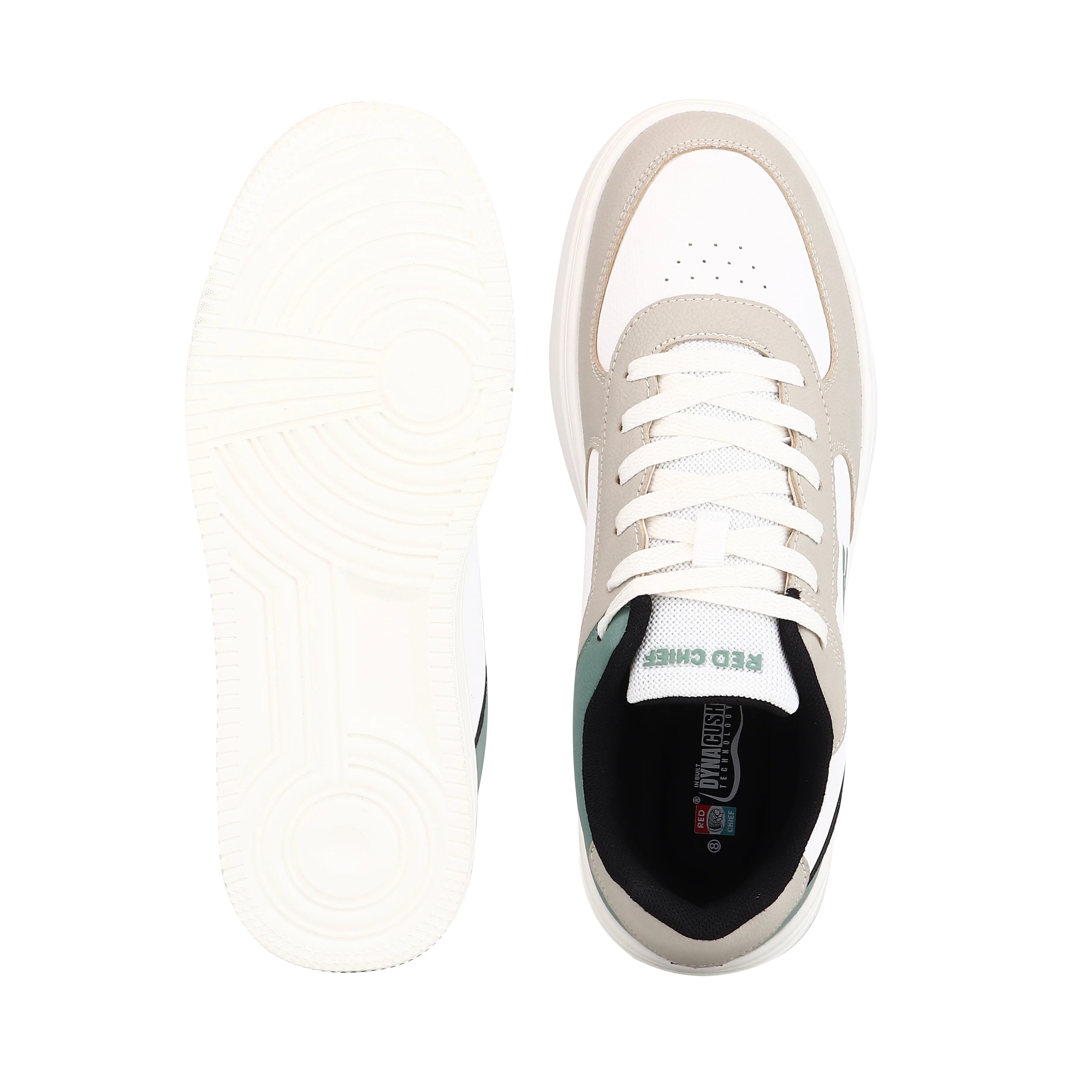 Red Chief Sports Beige-White Sneaker for Men C6011 CC59 - Image 4
