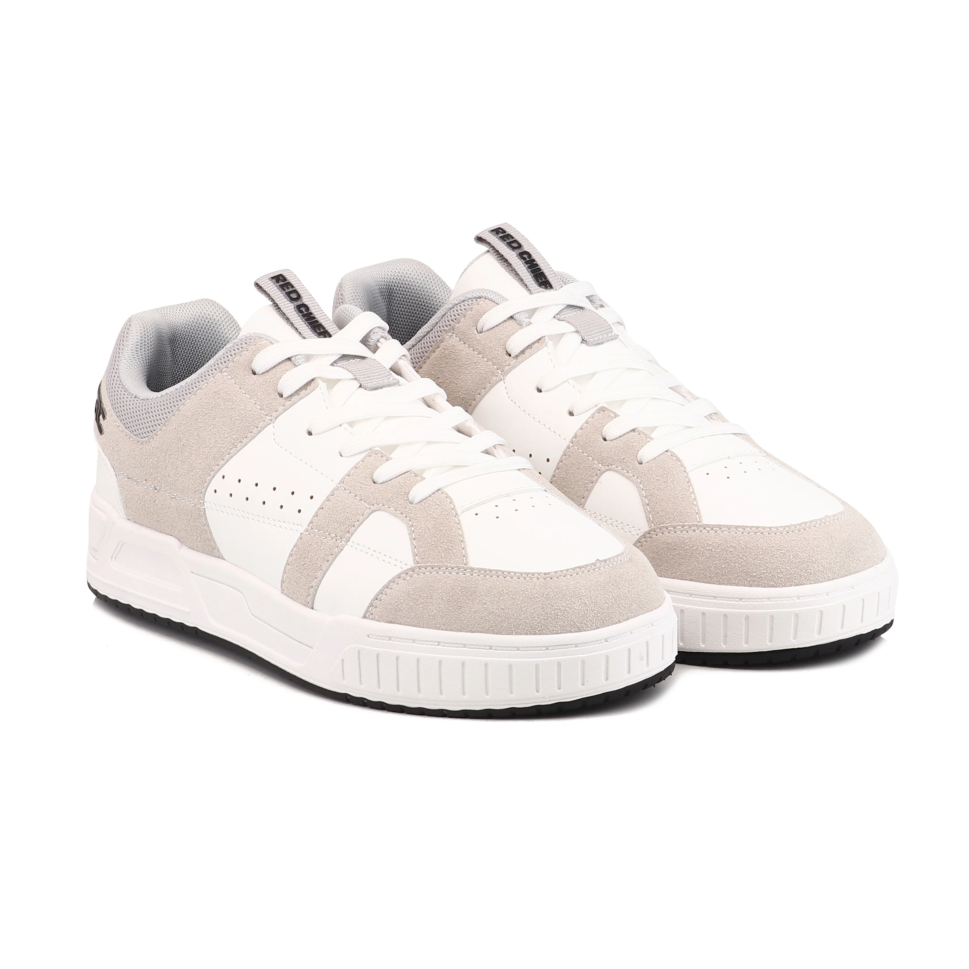 Red Chief Sports Grey-White Sneaker for Men C6012 F039 - Image 4