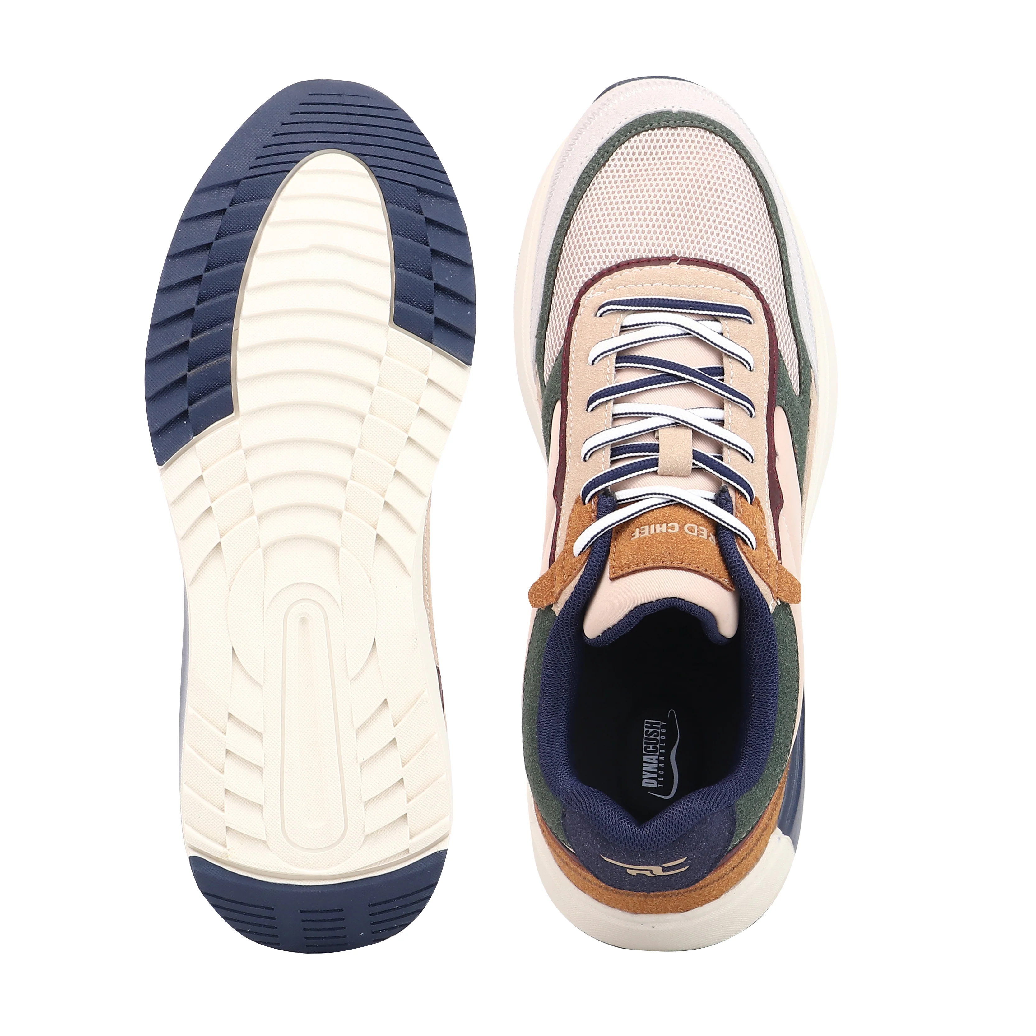 Red Chief Sports Beige-White Sneaker for Men C6015 CC59 - Image 9