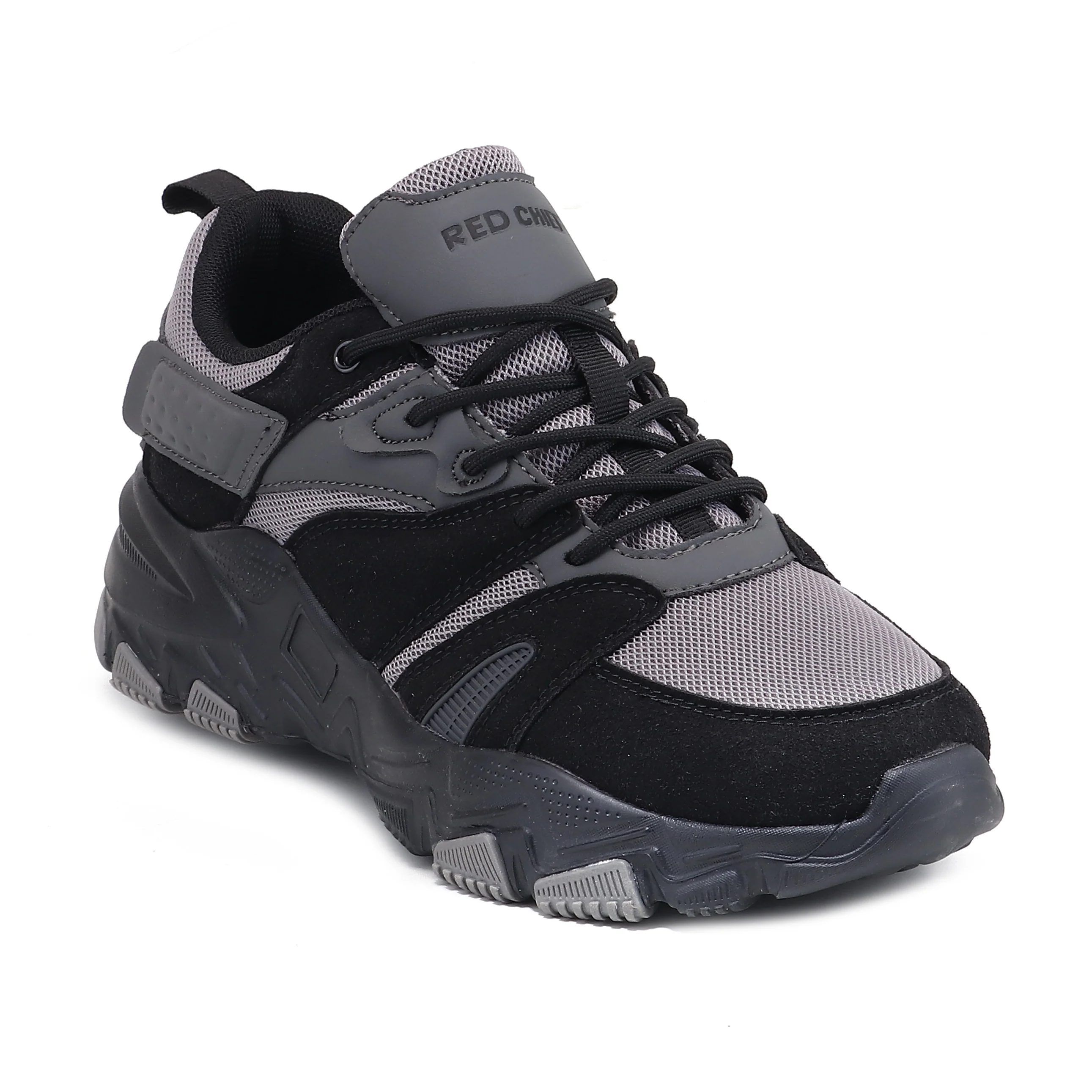 Red Chief Sports Black-Grey Sneaker for Men C6016 F020 - Image 7