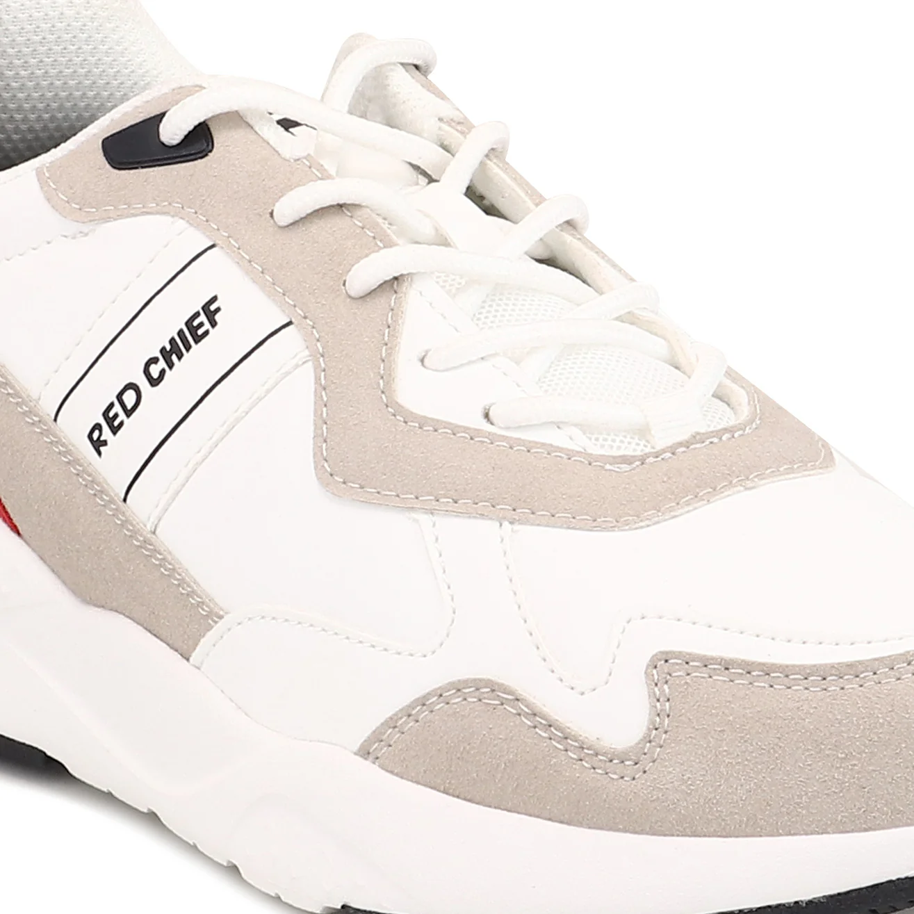 Red Chief Sports White-Red Sneaker for Men C6018 091 - Image 6