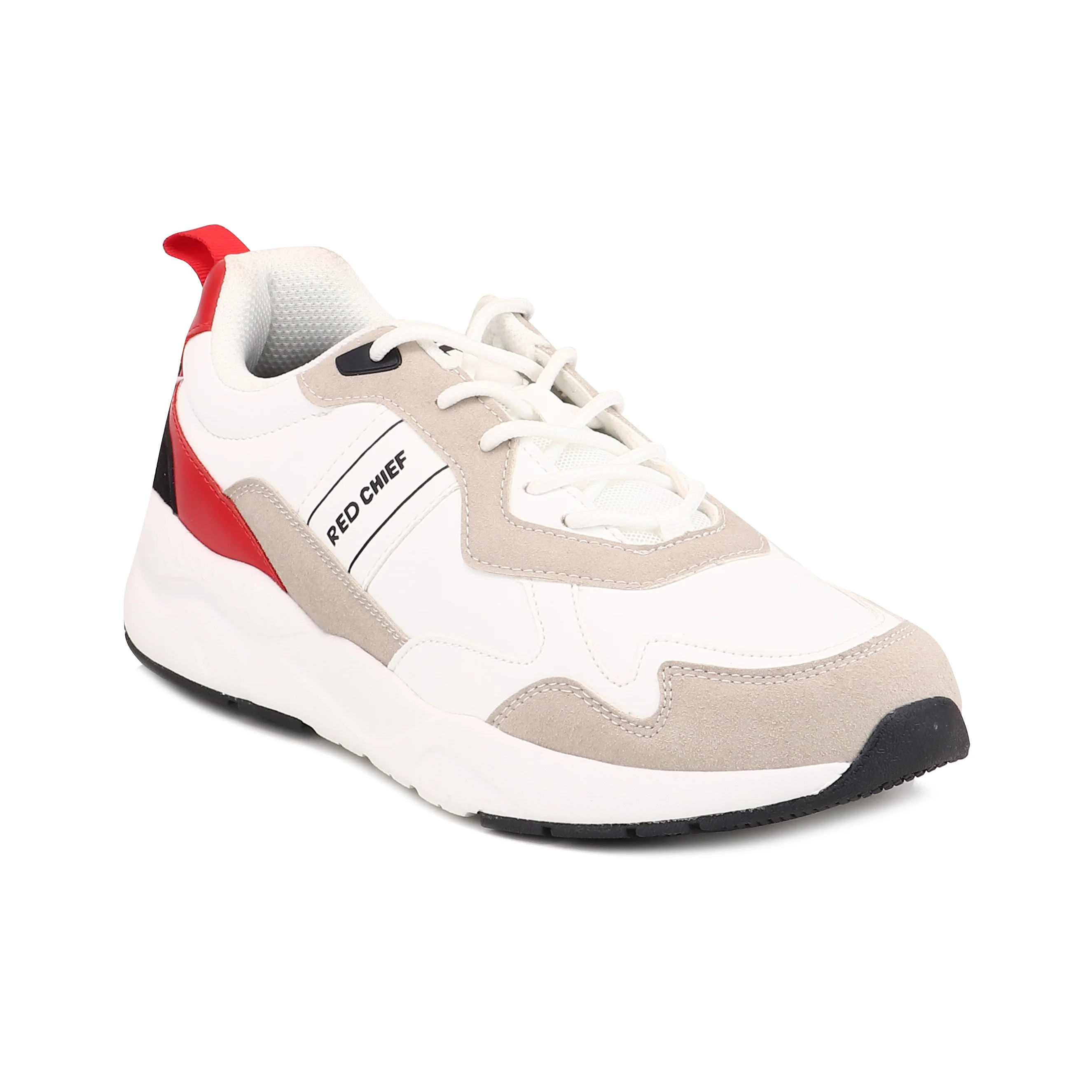 Red Chief Sports White-Red Sneaker for Men C6018 091 - Image 7