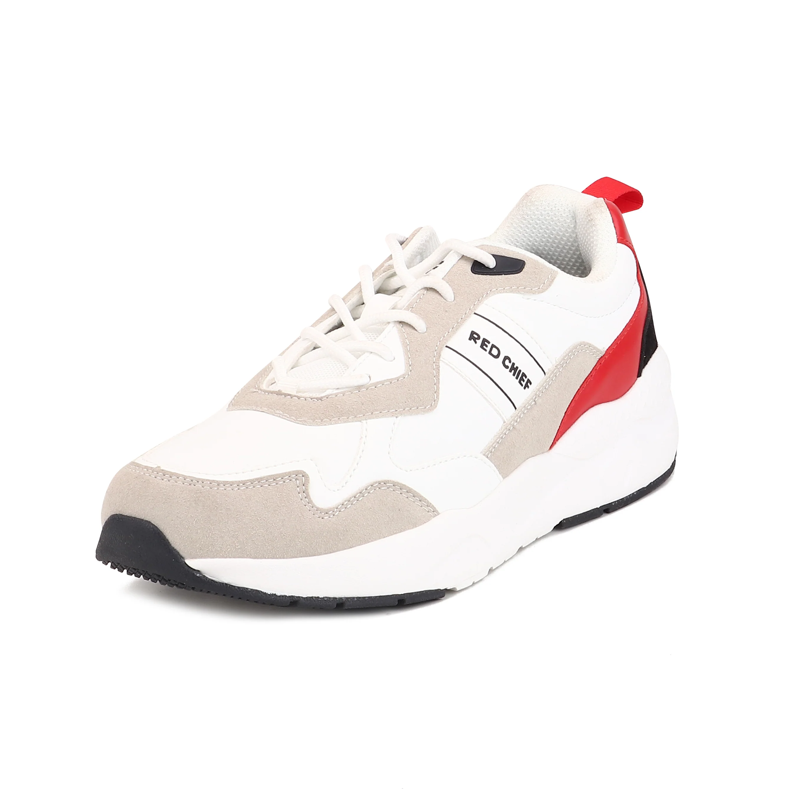Red Chief Sports White-Red Sneaker for Men C6018 091 - Image 8